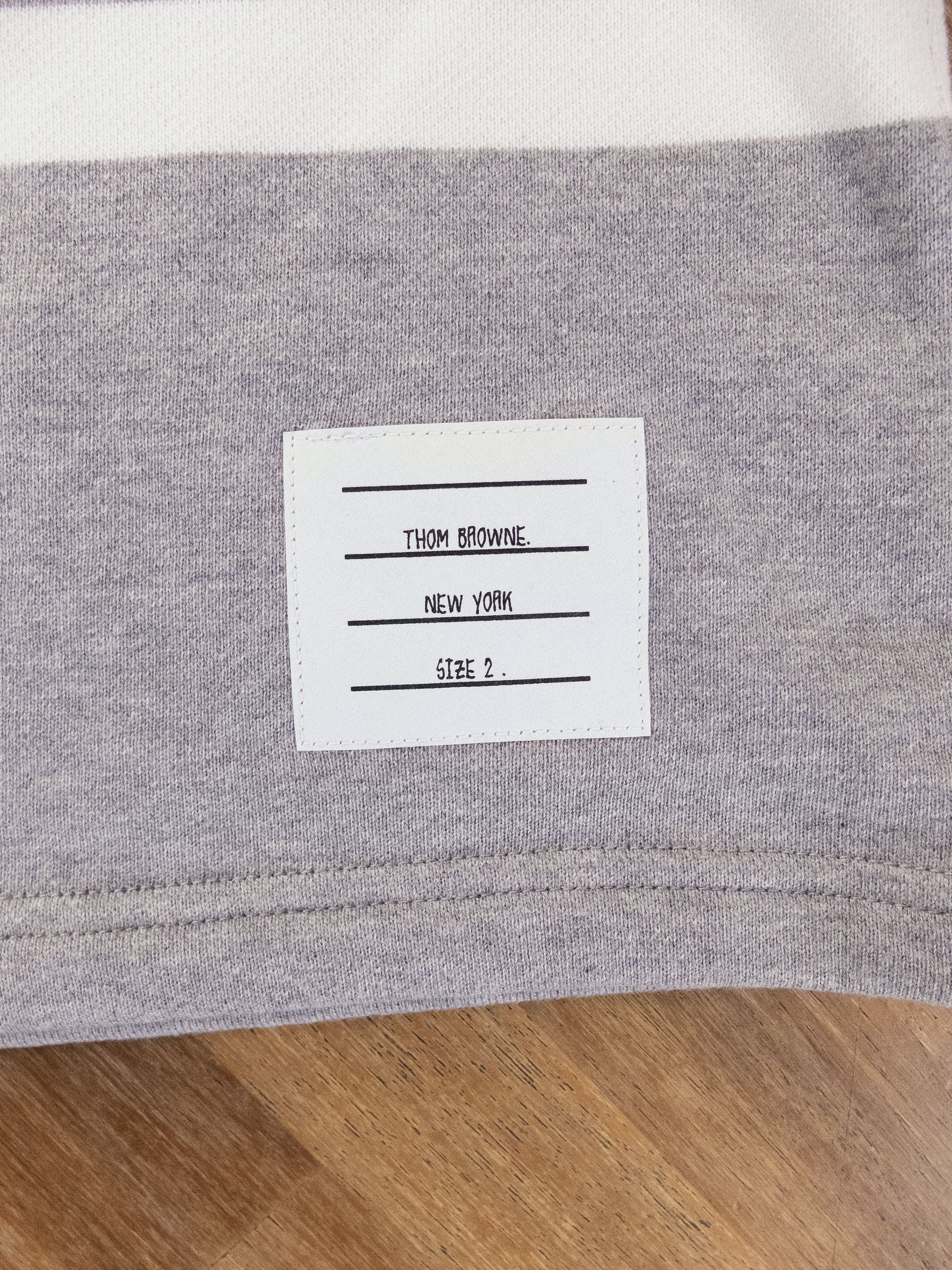 Thom Browne THOM BROWNE gray cotton sweat bermuda shorts Medium Size US 32 / EU 48 - 6 Thumbnail