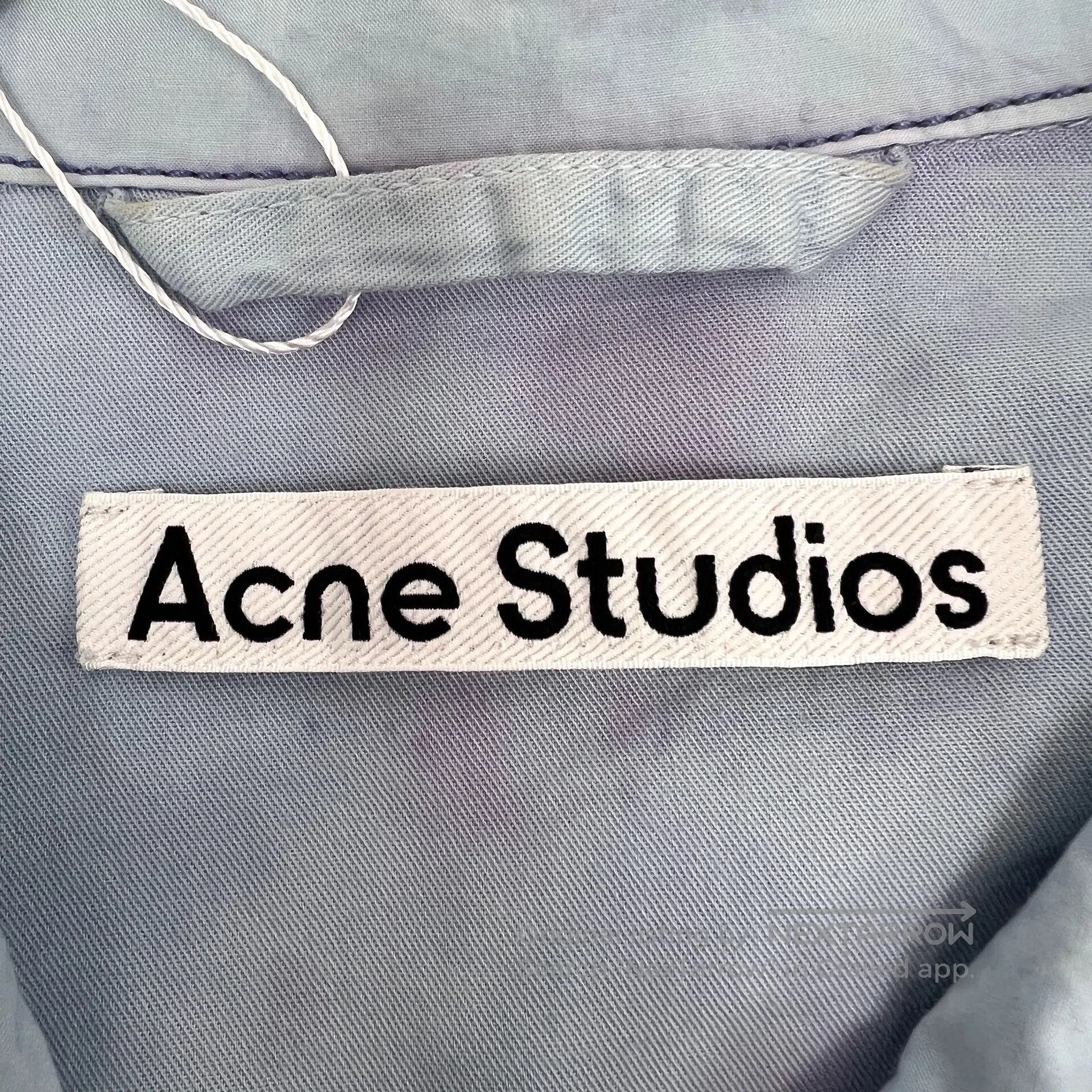 Acne Studios Acne Studios Blue and Pink Cotton Collar Single Breasted L Size XXS / US 00 / IT 34 - 4 Thumbnail
