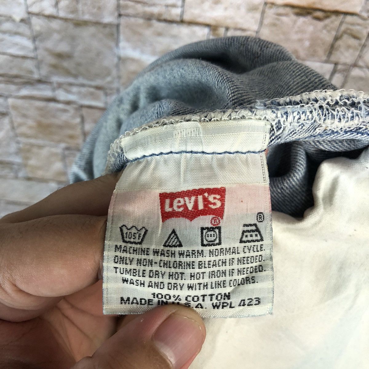 Levi's D 501 Levis patchwork ripped Distressed Denim Pants #A1013 Size US 32 / EU 48 - 23 Thumbnail