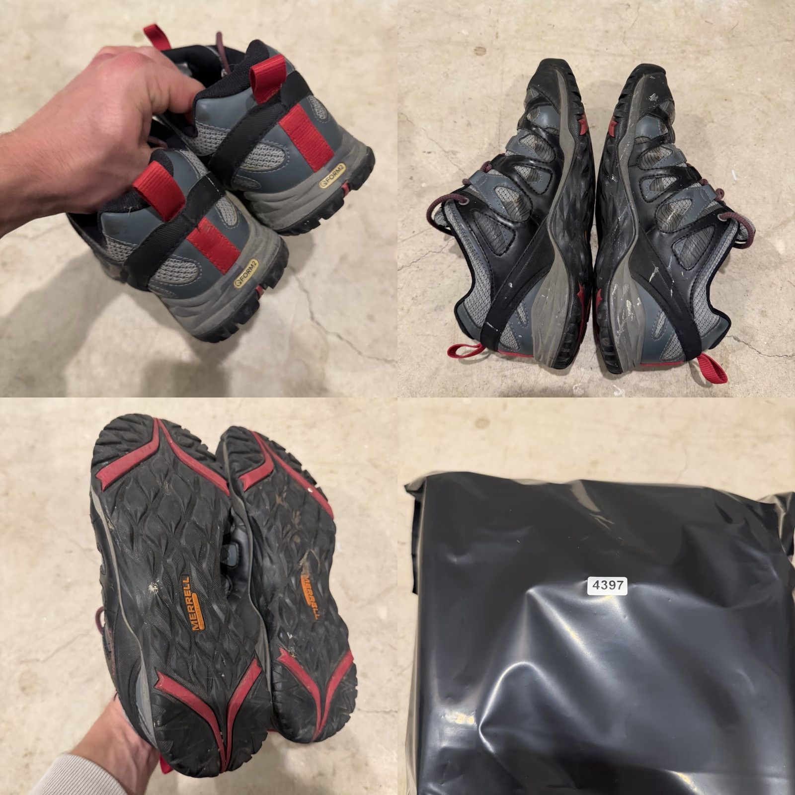 Merrell Merrell Siren Hex Q2 Hiking Boot Gray Black Ladies 8.5 Ankle Leather Rubber Distressed—Bootie Outdoor Sports Casual Travel Womens Size US 9 / IT 39 - 8 Thumbnail