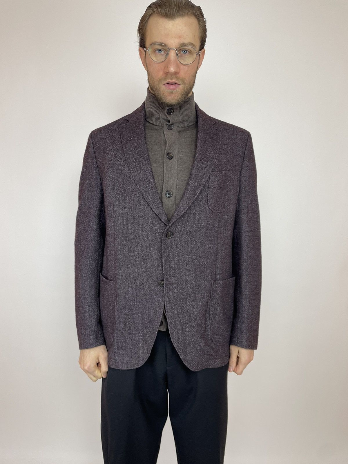 Bugatti Bugatti Wool Unlined blazer toscana pockets Mens size 58 Size 54R - 1 Thumbnail