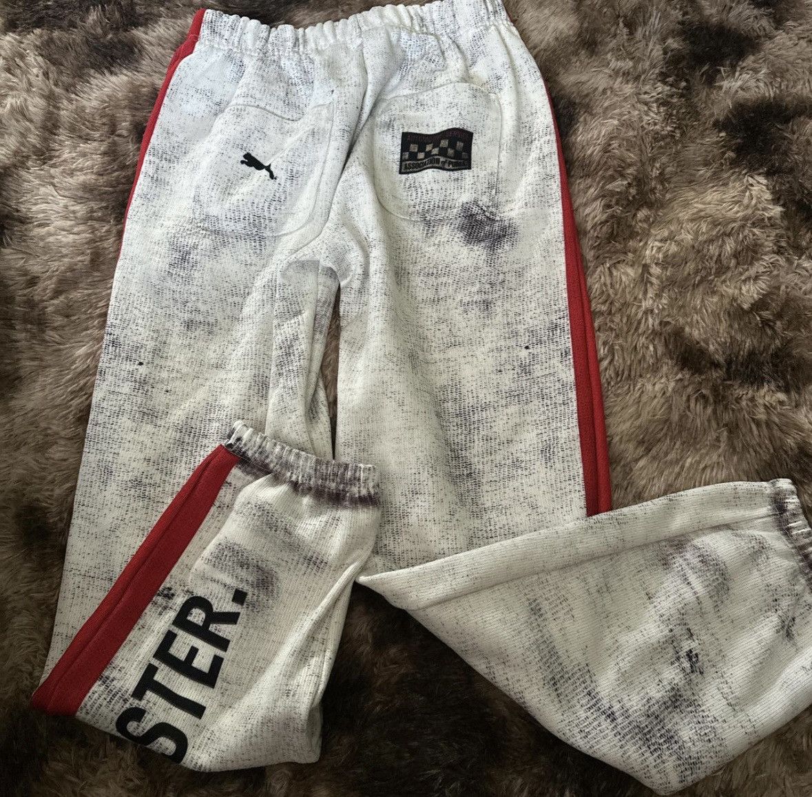 A$AP Rocky × Puma Puma x Asap rocky White Sweatpants Size US 29 - 2 Thumbnail