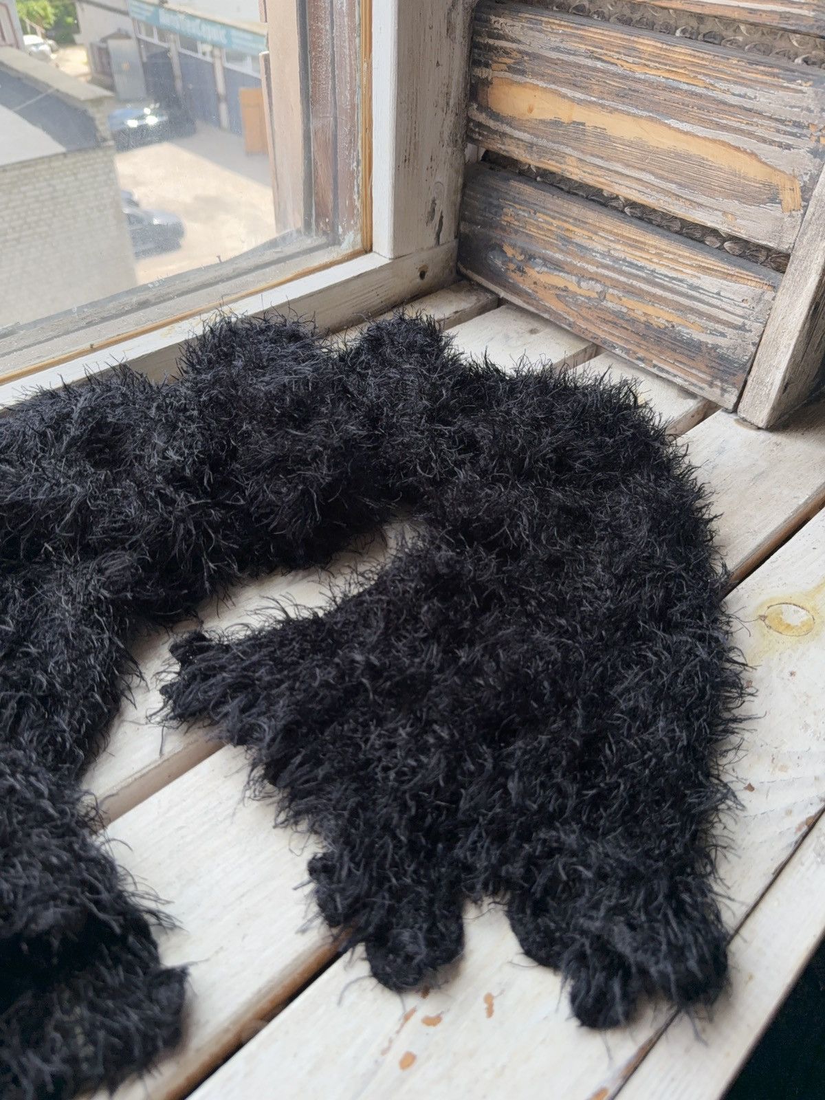 Japanese Brand × Vintage Avant Garde japanese fuzzy mohair Opium scarf vintage y2k Size ONE SIZE - 3 Thumbnail