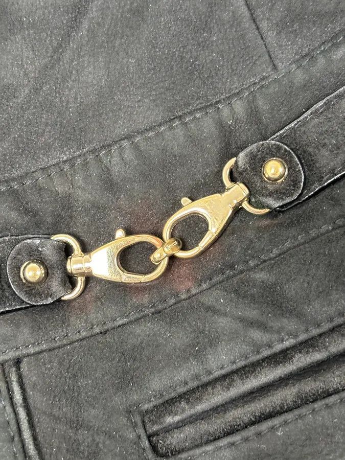 Gucci 2000s Gucci Black Fur Shearling Leather Premium Jacket Size US S / EU 44-46 / 1 - 9 Thumbnail