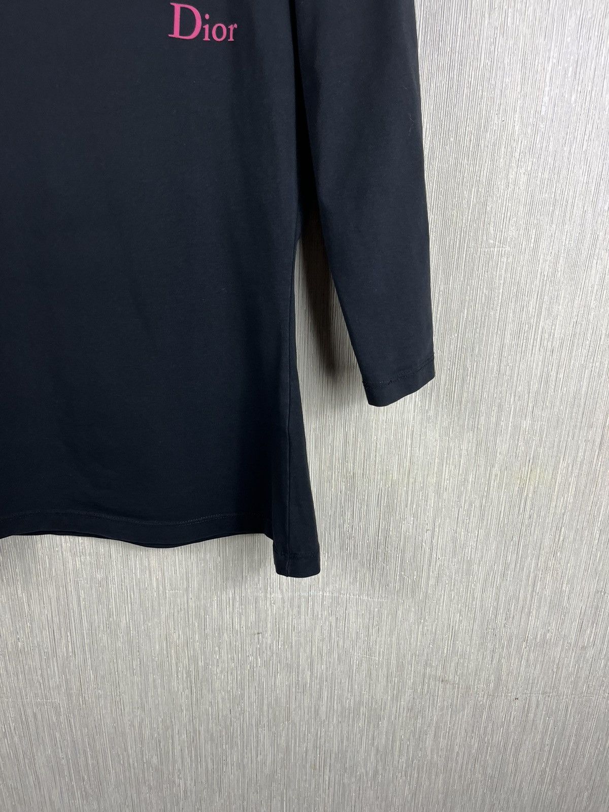 Christian Dior Monsieur × Dior × Vintage CD parfums Christian Dior addict vintage 3/4 sleeve t-shirt Size S / US 4 / IT 40 - 5 Thumbnail