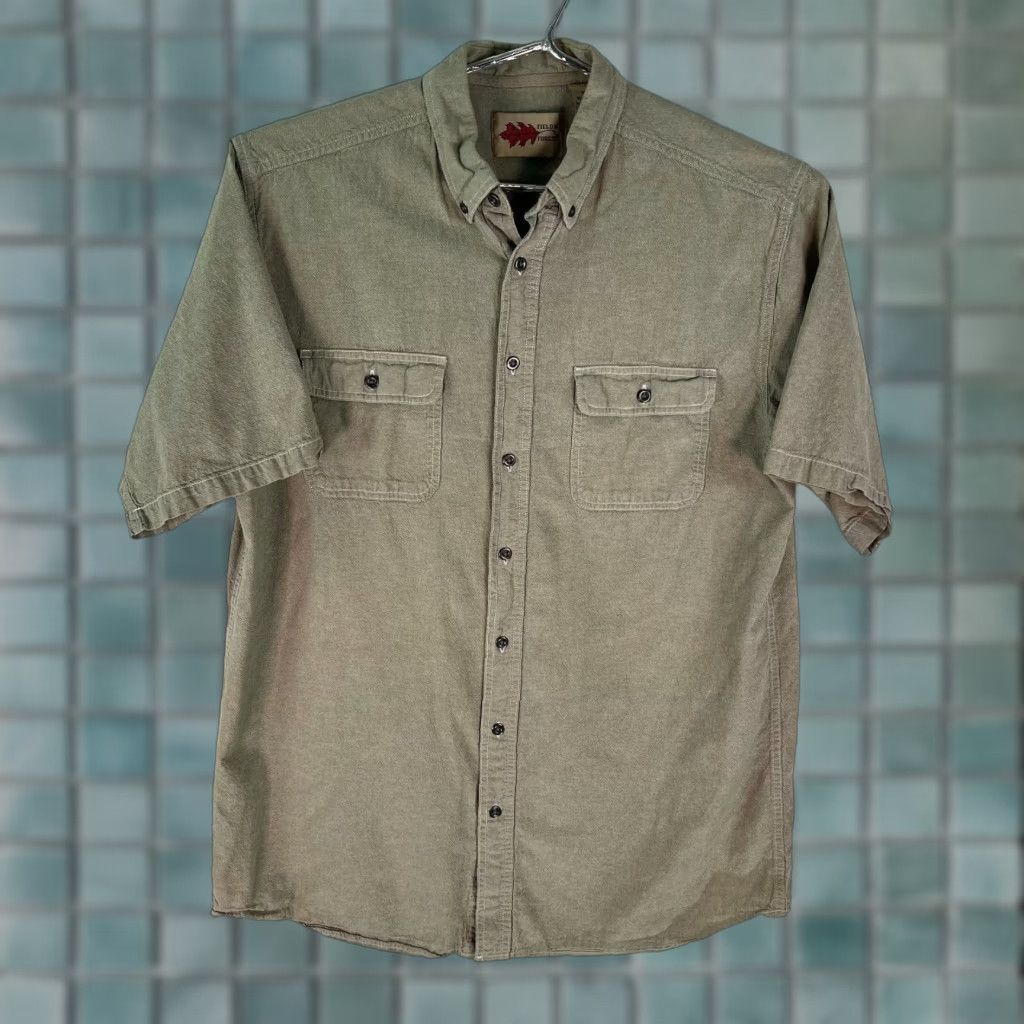Vintage Field N Forest Big & Tall Outdoor Shirt Beige Short Sleeve Button Down XLT Mens Size US XL / EU 56 / 4 - 1 Thumbnail