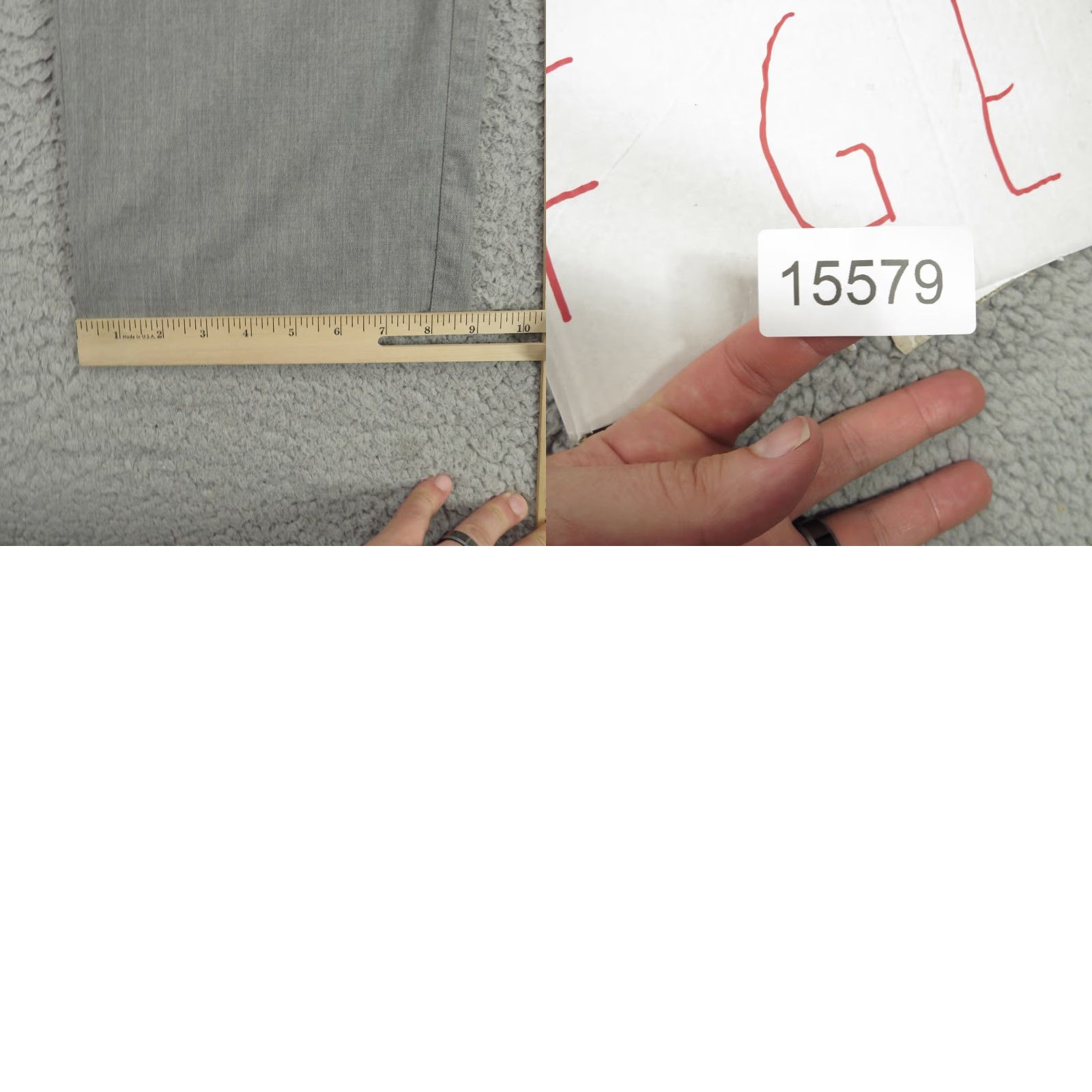 Peter Millar Peter Millar Pants Mens 36x30 Light Charcoal Grey Wool Flat Front Dress Trousers Size US 38 / EU 54 - 10 Thumbnail