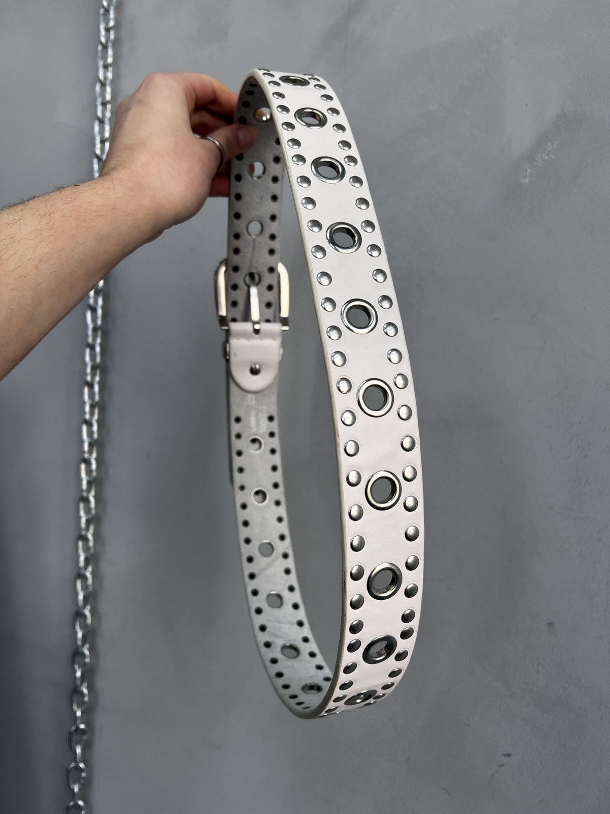Hysteric Glamour Japan studded leather belt hype y2k hysteric glamour 90s Size ONE SIZE - 3 Thumbnail