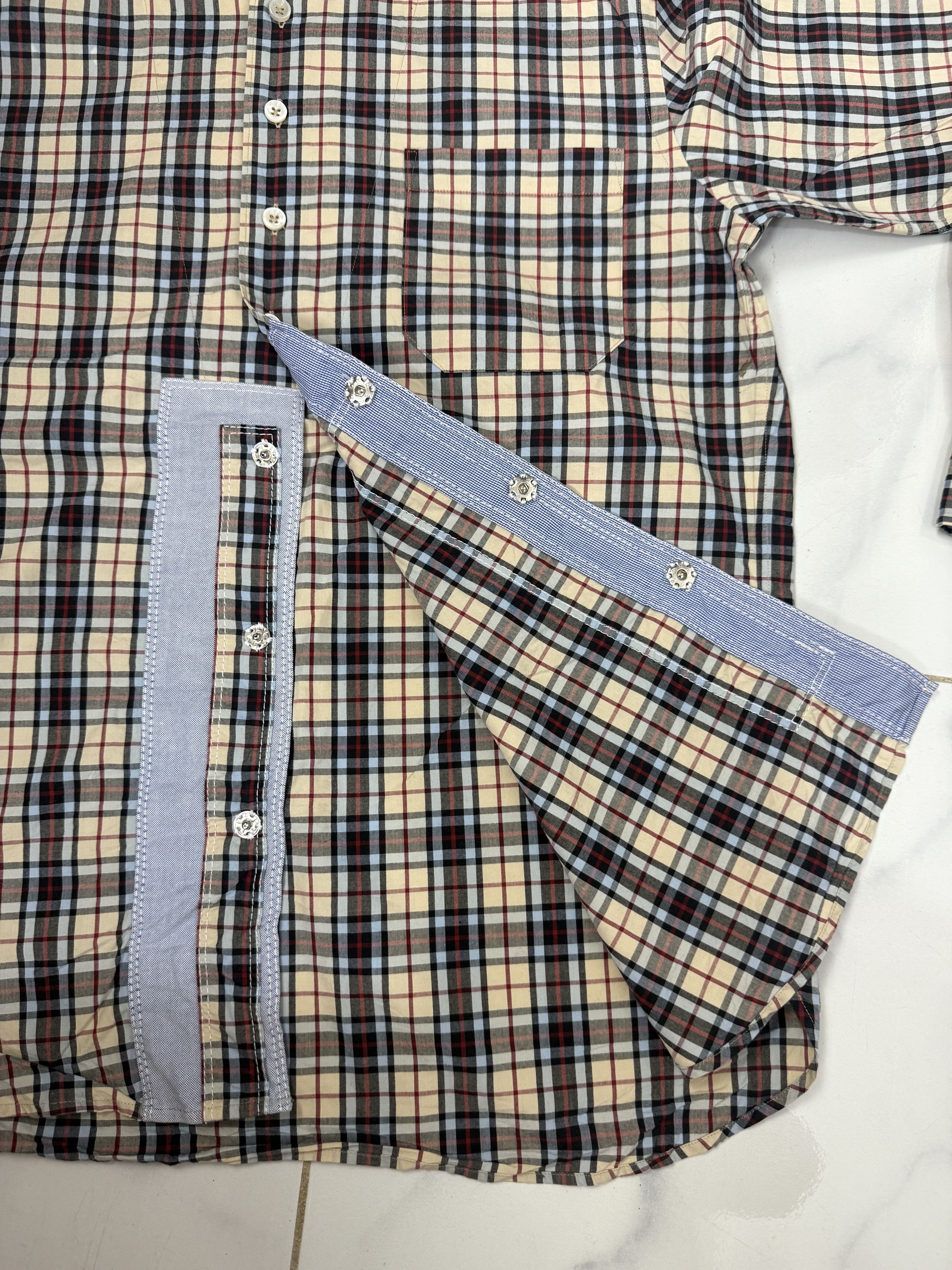 Comme des Garcons Comme Des Garcons Reconstructed Patchwork Plaid Shirt Size US S / EU 44-46 / 1 - 10 Thumbnail