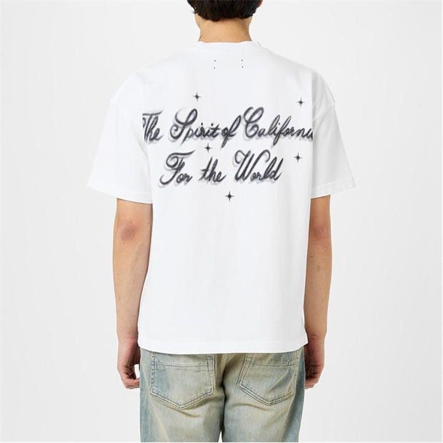 Amiri AMIRI Airbrush Cherub Graphic T-Shirt Size US XL / EU 56 / 4 - 4 Thumbnail
