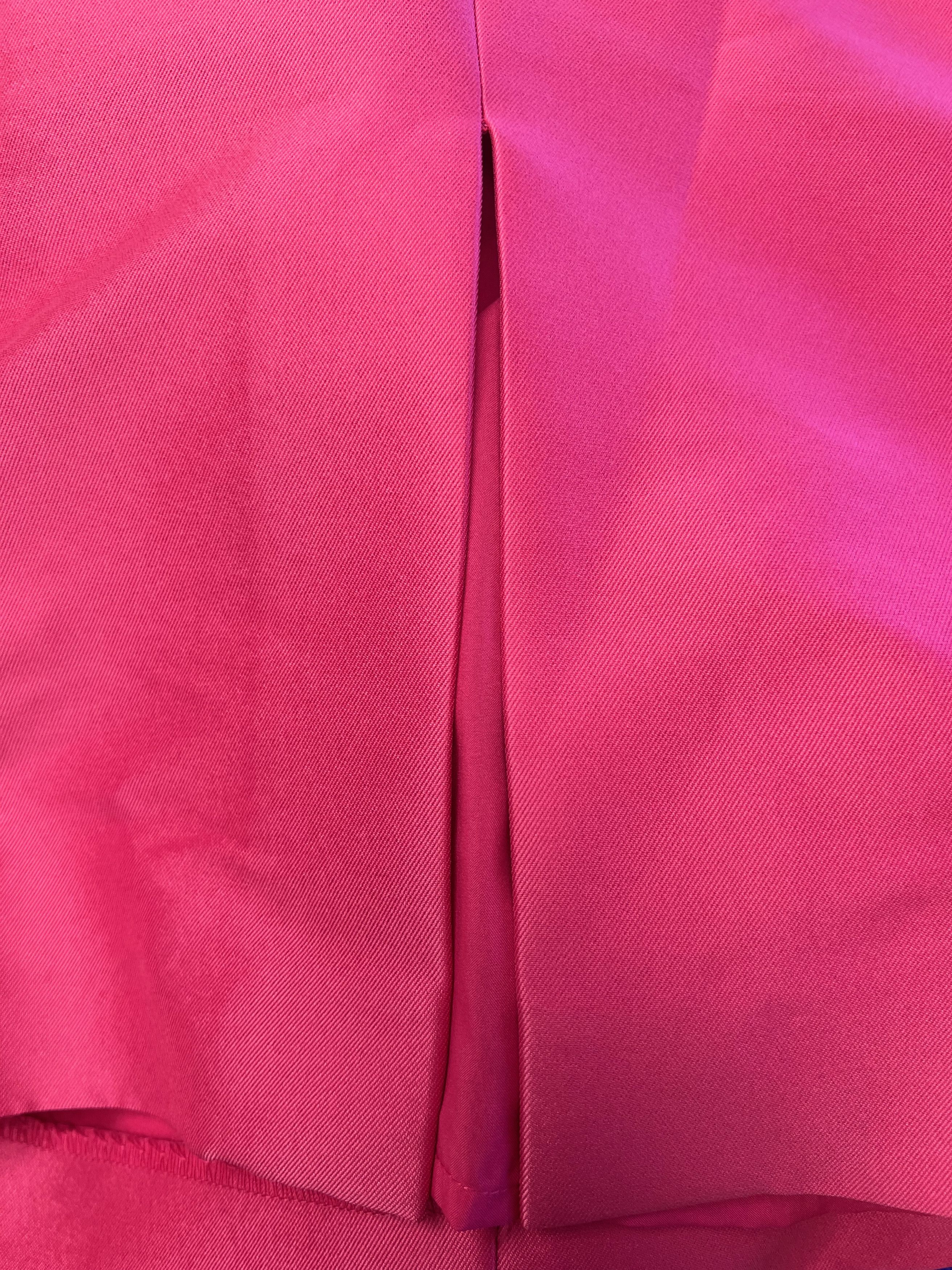 Badgley Mischka NWT Badgley Mishka Ruffle One Shoulder Pink Fuchsia Dress 2 Size XS / US 0-2 / IT 36-38 - 8 Thumbnail