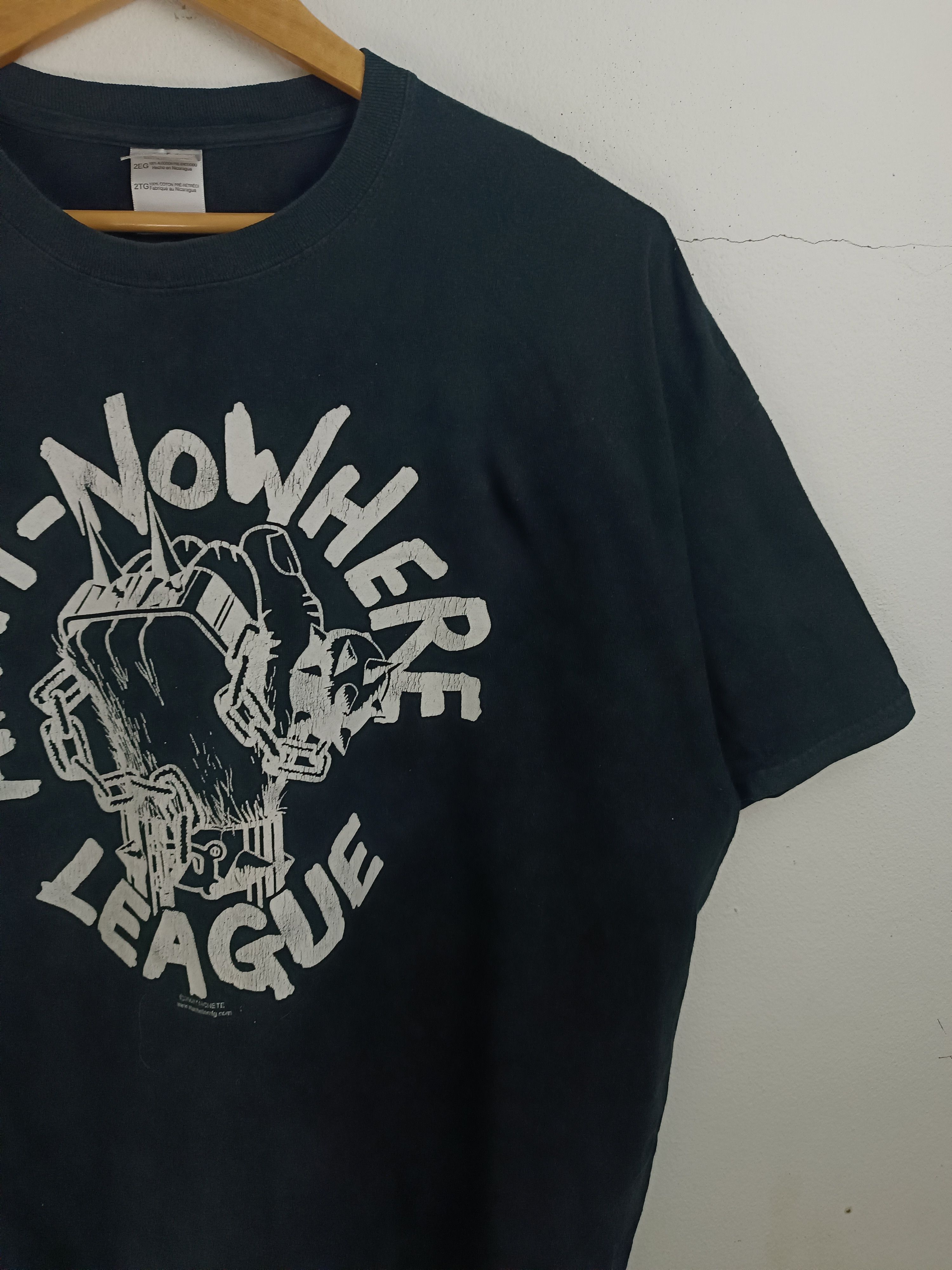 Band Tees THRASHED FADED VINTAGE 08 ANTI NOWHERE LEAGUE PUNK gbh pasti Size US XXL / EU 58 / 5 - 6 Thumbnail