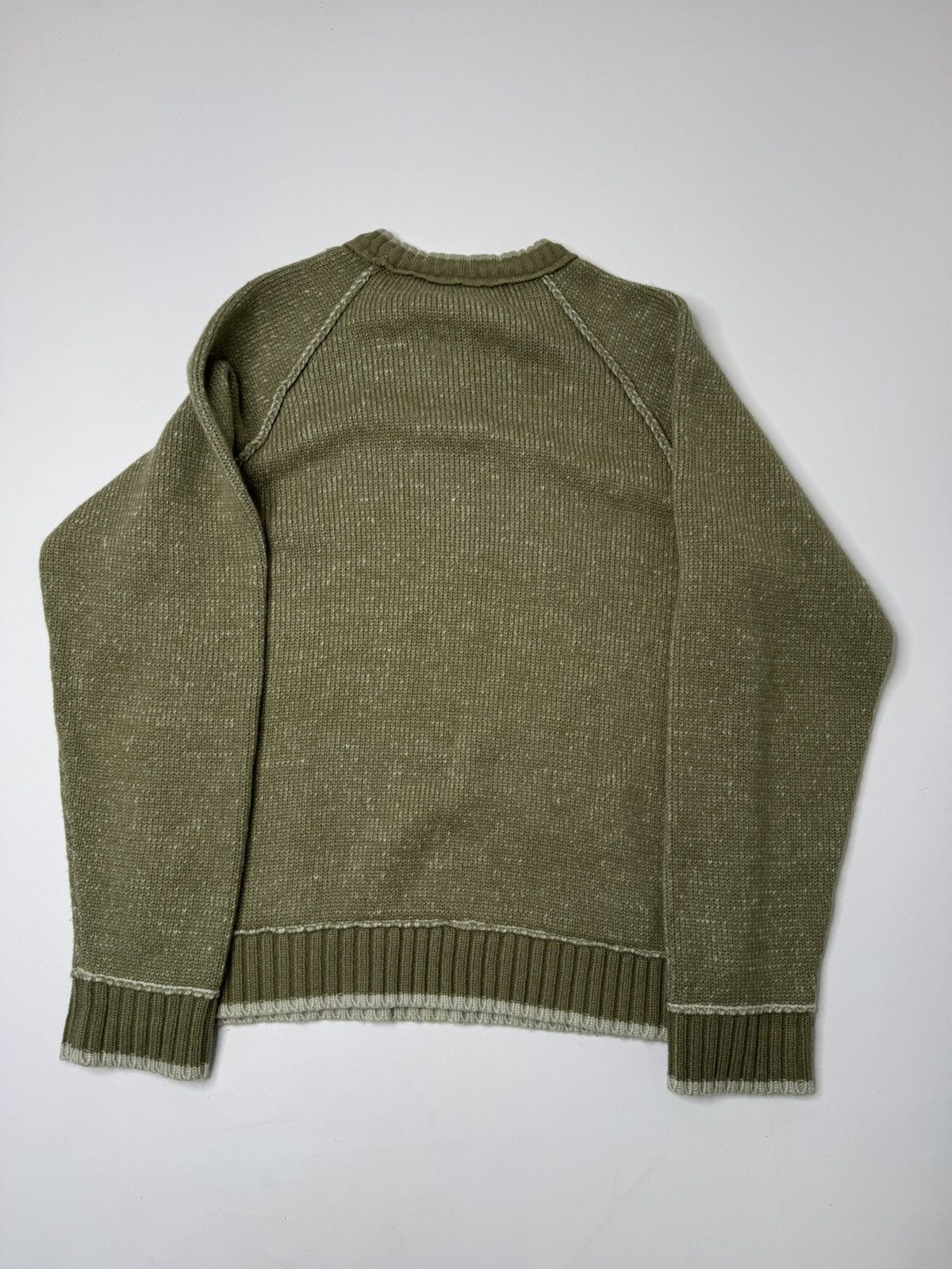 Vintage Vintage avant garde khaki knit y2k + if6was9 lgb retro skate Size US L / EU 52-54 / 3 - 6 Thumbnail
