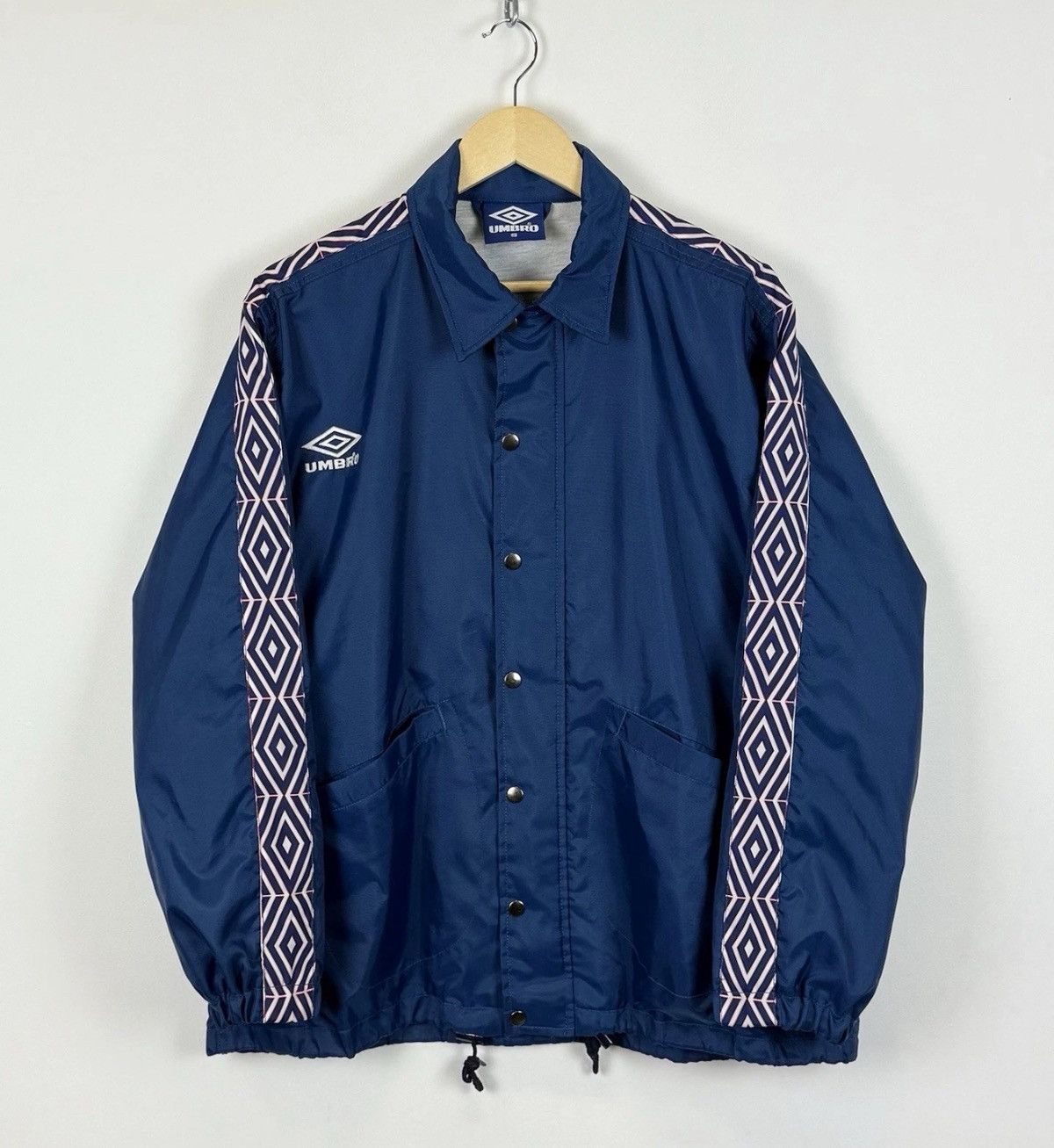 Umbro Vintage Umbro Full Zip Windbreaker Coach Jacket Size S Blue Size US S / EU 44-46 / 1 - 1 Thumbnail