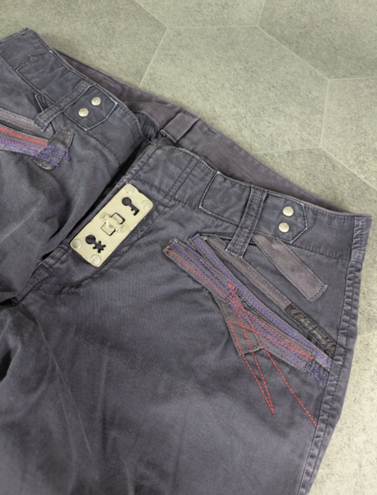 Marithe + Francois Girbaud Marithé + François Girbaud Y2K jeans - purple - 2000s retro Size US 30 / EU 46 - 6 Thumbnail