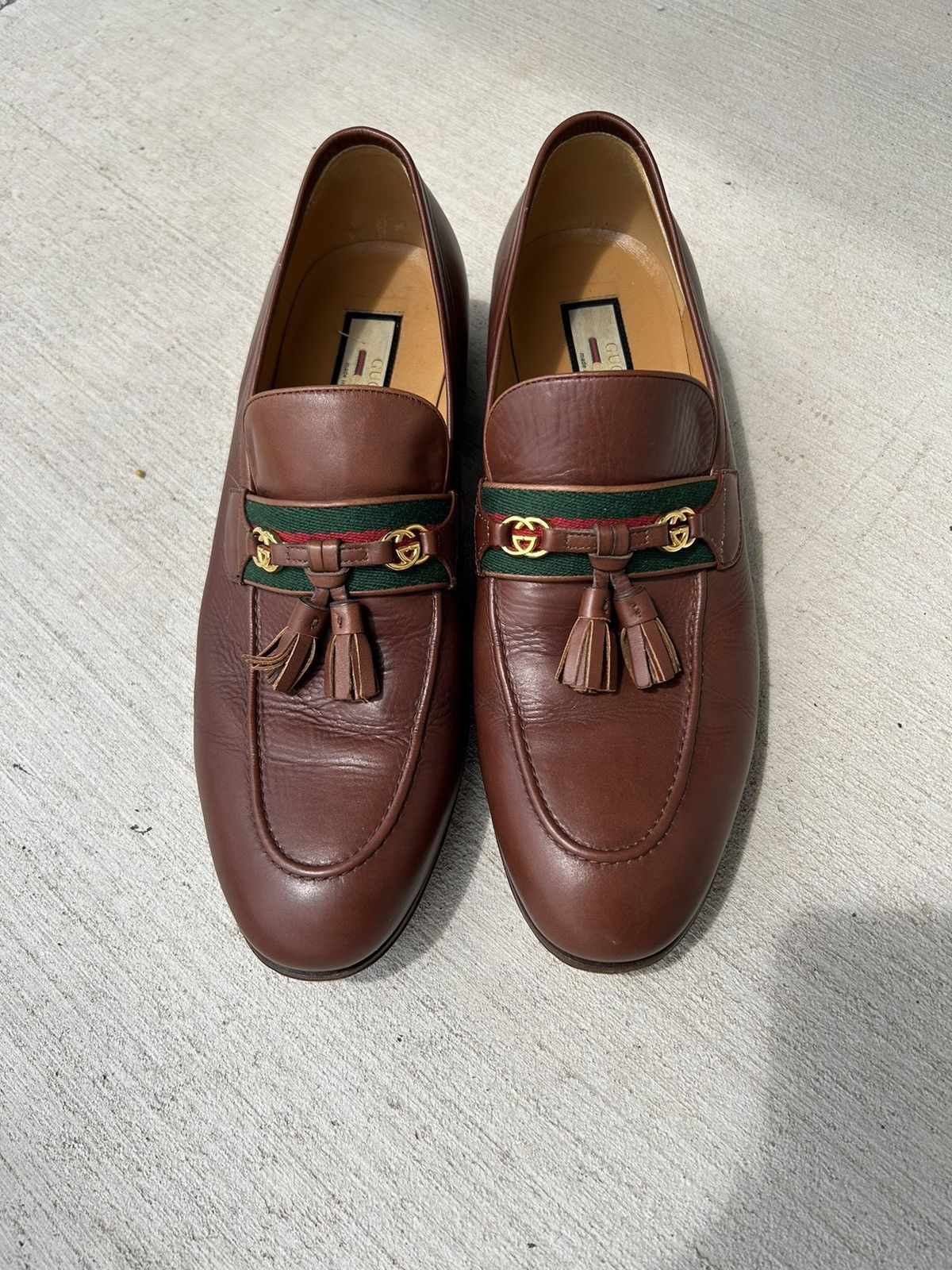 Gucci Leather Dress Loafers