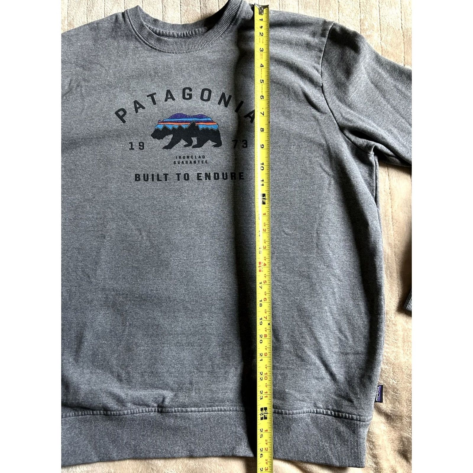 Patagonia Patagonia Sweatshirt Arched Fitz Roy Bear Uprisal Crew Gray L Men NM Size US L / EU 52-54 / 3 - 6 Thumbnail