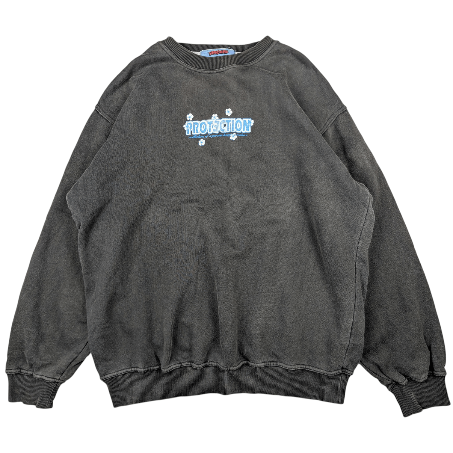 Vintage Vintage 90's VINCERE Surf Freedom Spell Out Sweatshirt Size US L / EU 52-54 / 3 - 4 Thumbnail