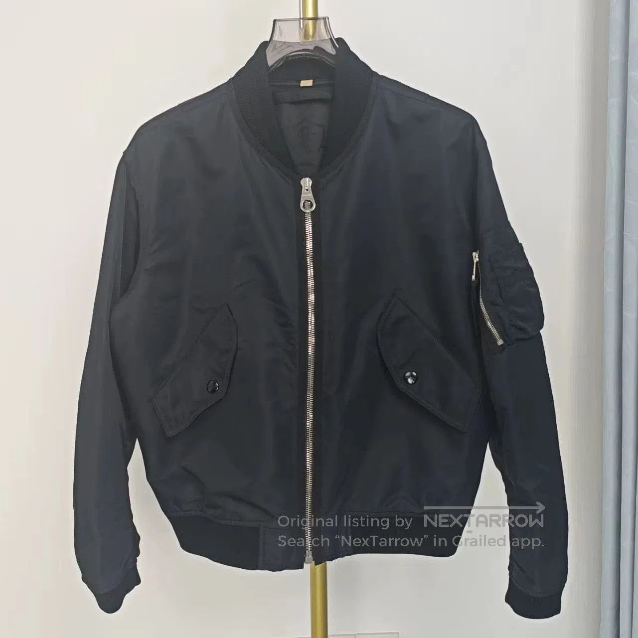 Burberry Burberry Black Bomber Jacket. Size US S / EU 44-46 / 1 - 1 Thumbnail