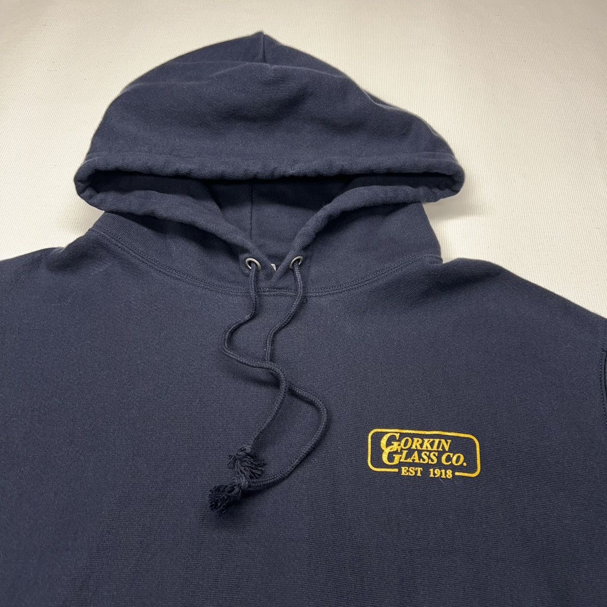 Champion Champion Reverse Weave Hoodie Blue Sweatshirt Glass Logo Y2K Size US XL / EU 56 / 4 - 3 Thumbnail