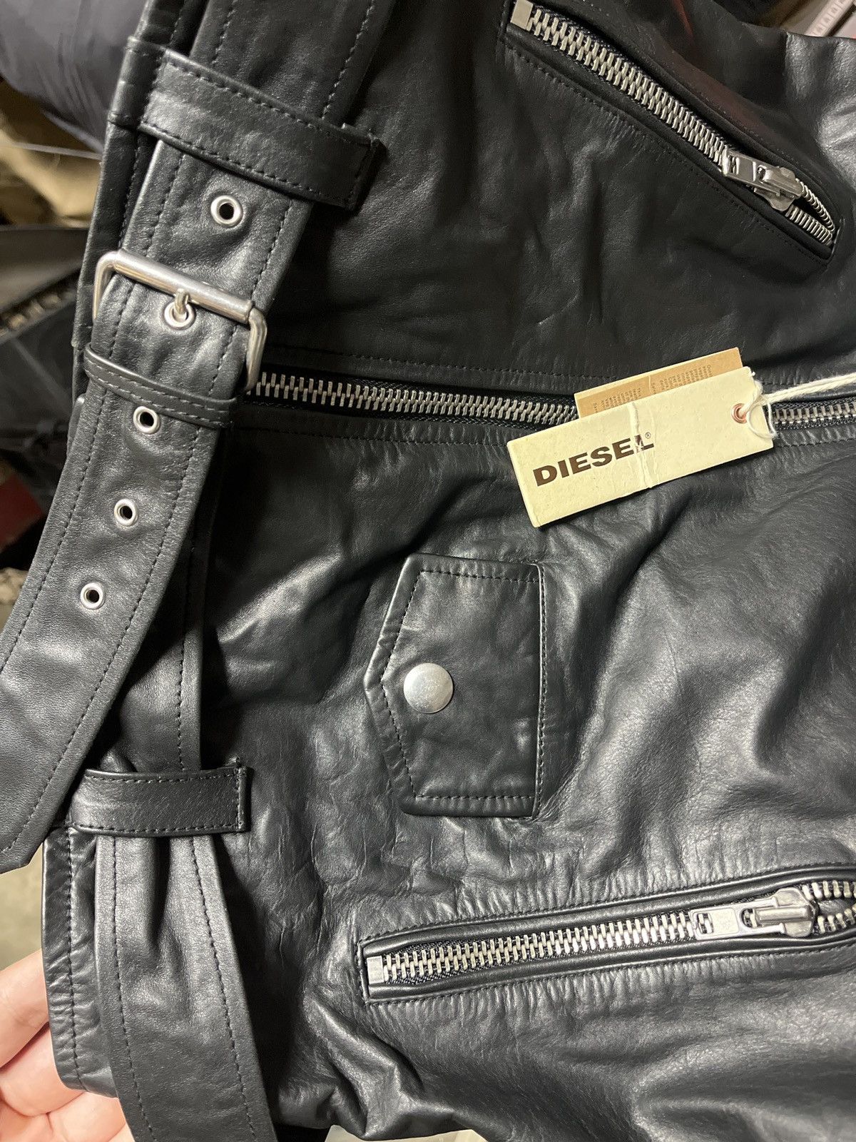 Diesel Diesel L-Sledyc Leather Jacket – Rare & Timeless Size US XL / EU 56 / 4 - 8 Thumbnail