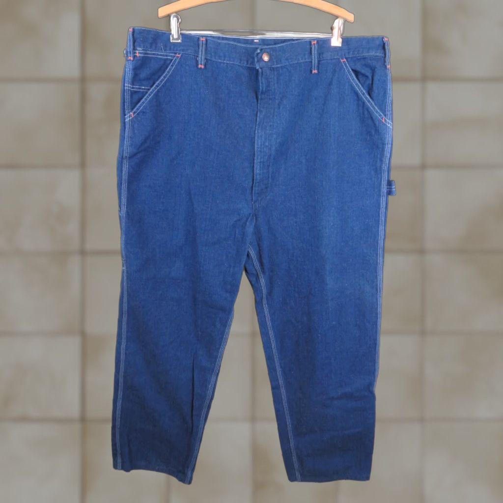 Sears Sears Jeans Carpenters Regular Jeans pants 44X30 Blue Denim Belt Loops 52 New Without Tags Mens Vintage? (No, Vintage: No) Size US 36 / EU 52 - 1 Thumbnail