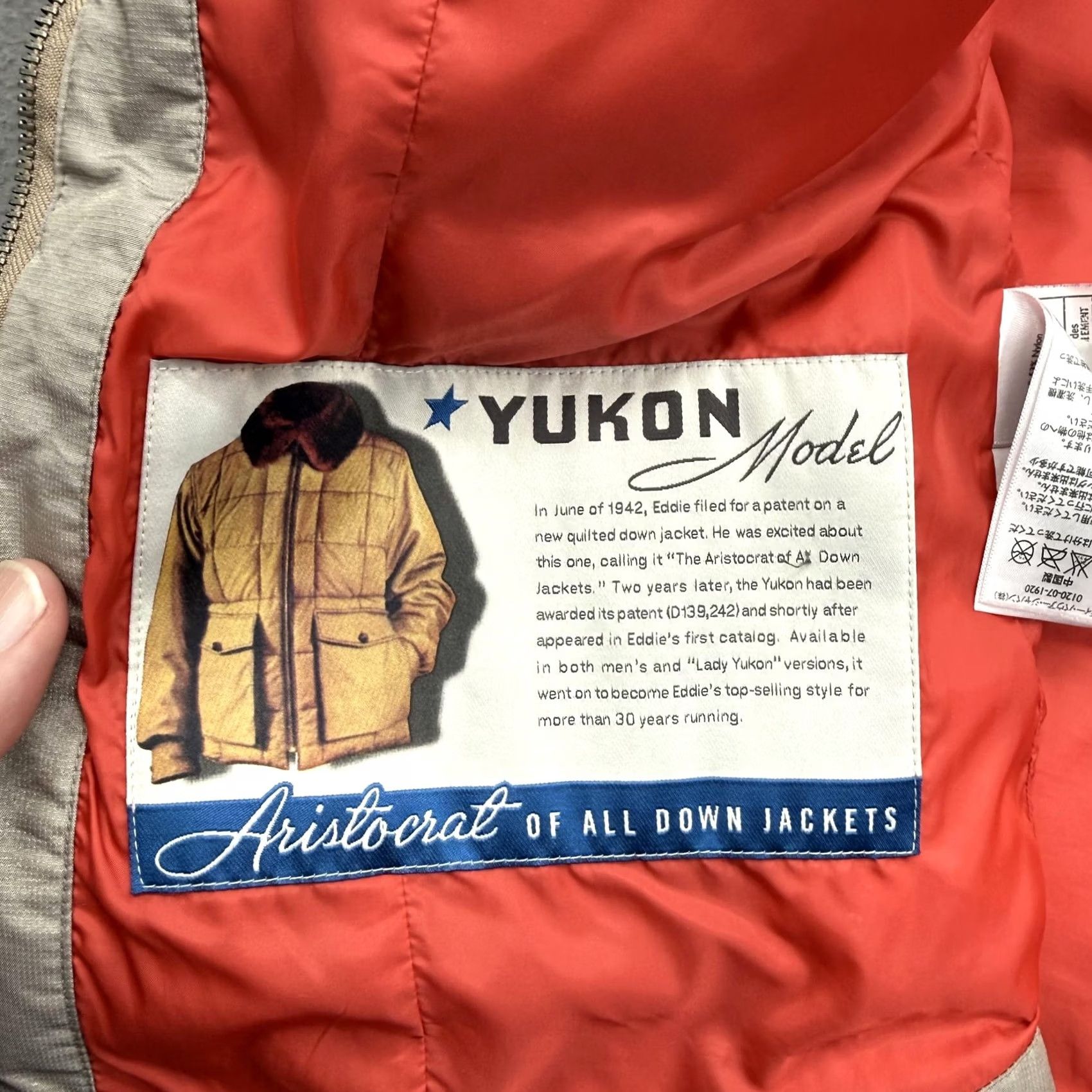 Eddie Bauer Eddie Bauer Vest Womens Medium Beige Down Quilted Puffer Yukon EB550 Full Zip Vest Size M / US 6-8 / IT 42-44 - 6 Thumbnail