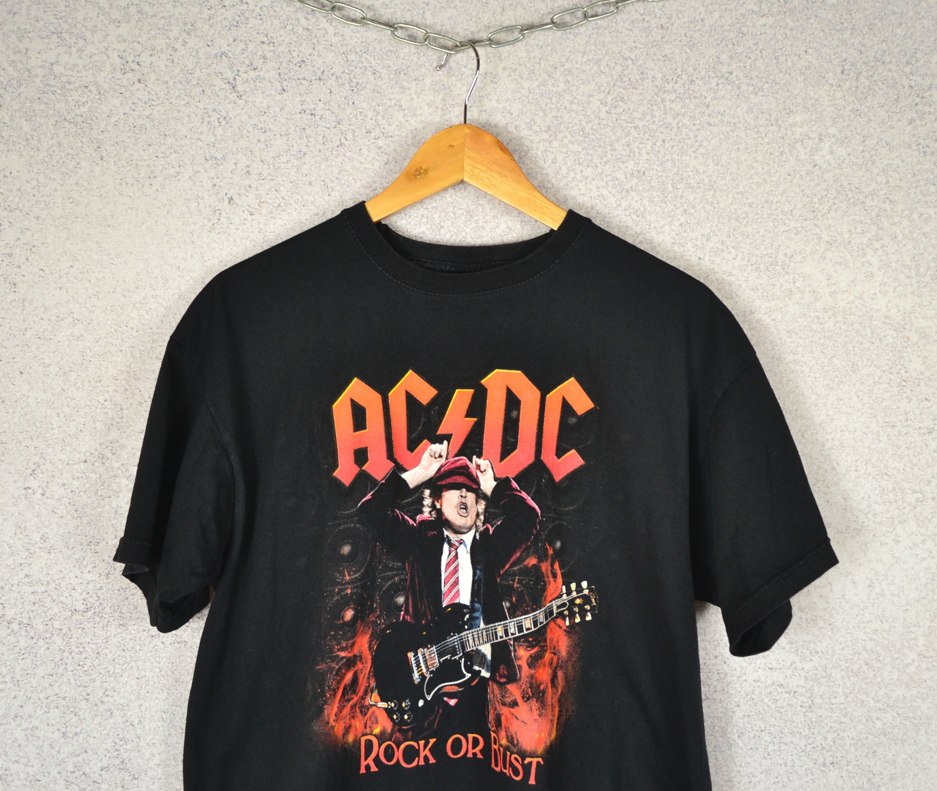 AC/DC AC/DC Highway to Europe Tour 2010 Band Tee Size US L / EU 52-54 / 3 - 2 Thumbnail