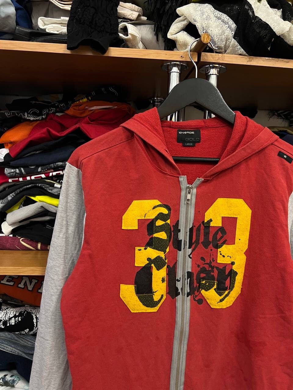 Archival Clothing Y2K Vintage Streetwear Retro Zip Hoodie