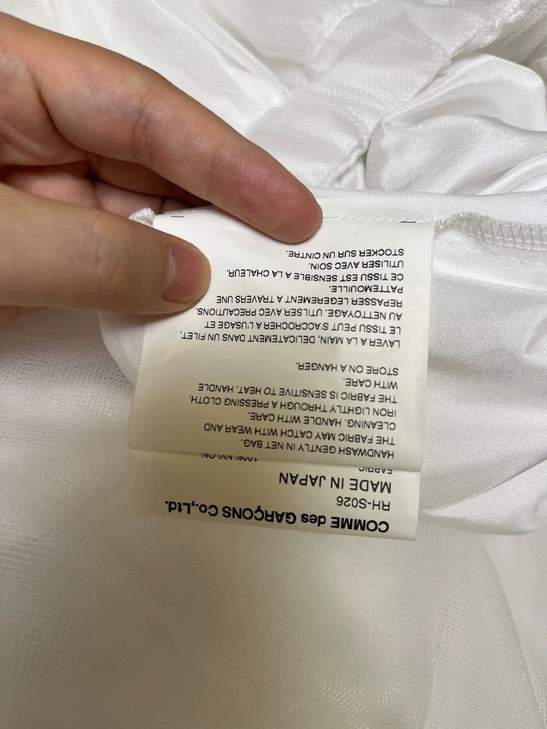 Comme des Garcons Comme Des Garcons size XS White half-length puffy gauze sk Size 24" / US 00 / IT 34 - 7 Thumbnail
