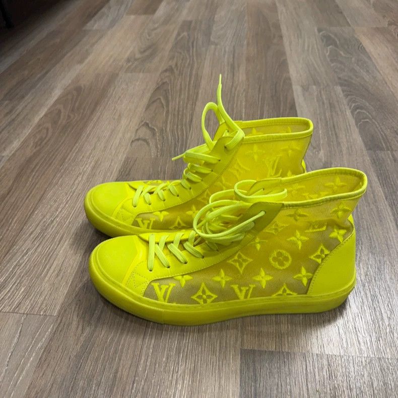 Louis Vuitton Louis Vuitton Tattoo Monogram High Top Sneakers - dmc Size US 7 / EU 40 - 1 Thumbnail