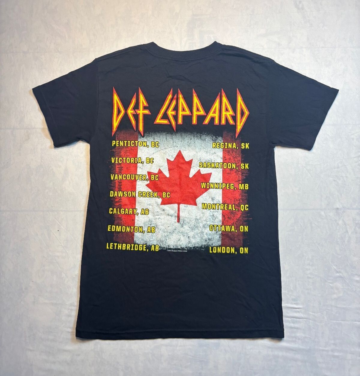 Def Leppard × Giant × Vintage 2000 Def Leppard Euphoria Tour T