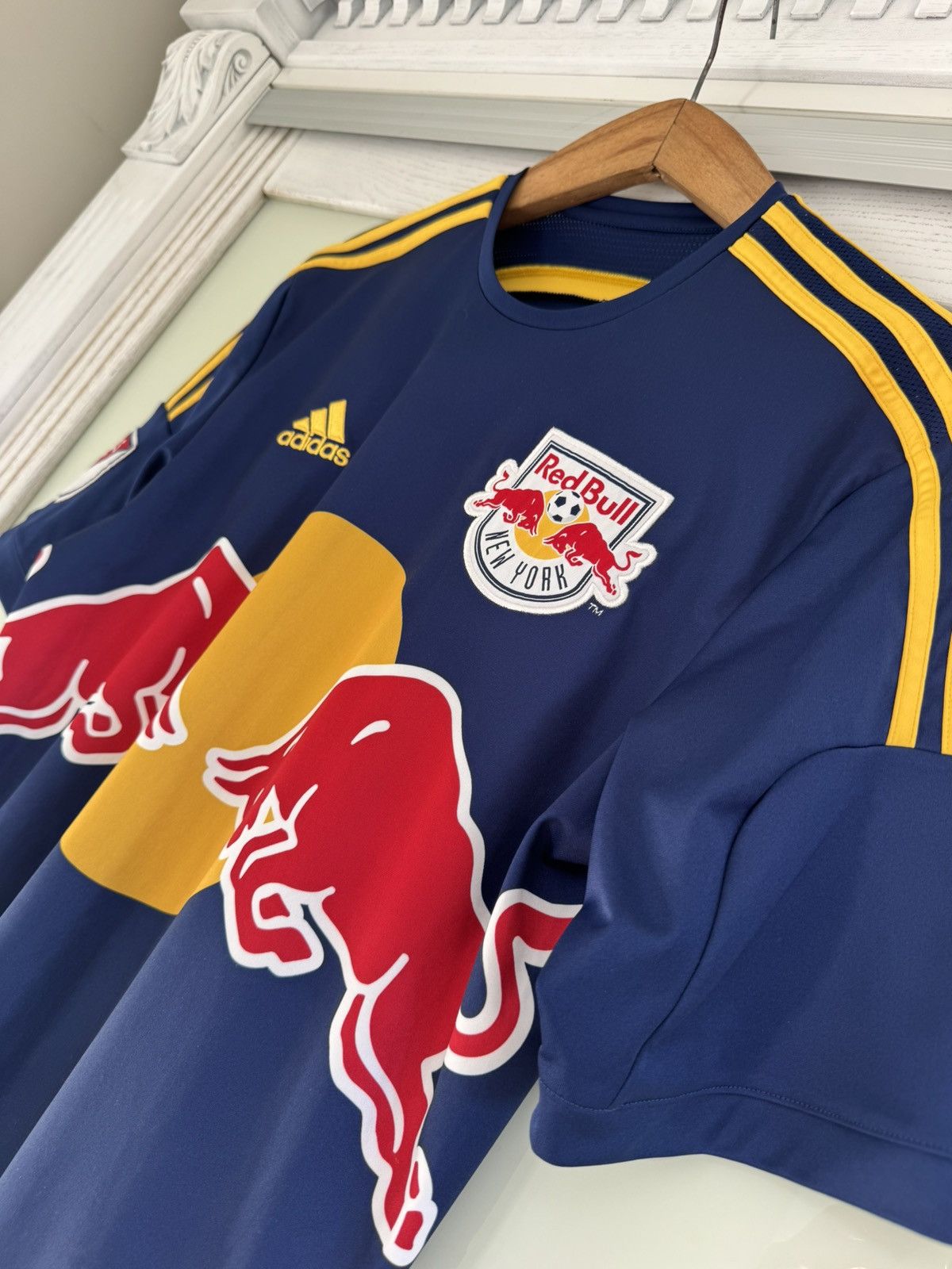 Adidas New York Red Bulls 2015-2016 Away Soccer Jersey Football Kit Size US S / EU 44-46 / 1 - 6 Thumbnail