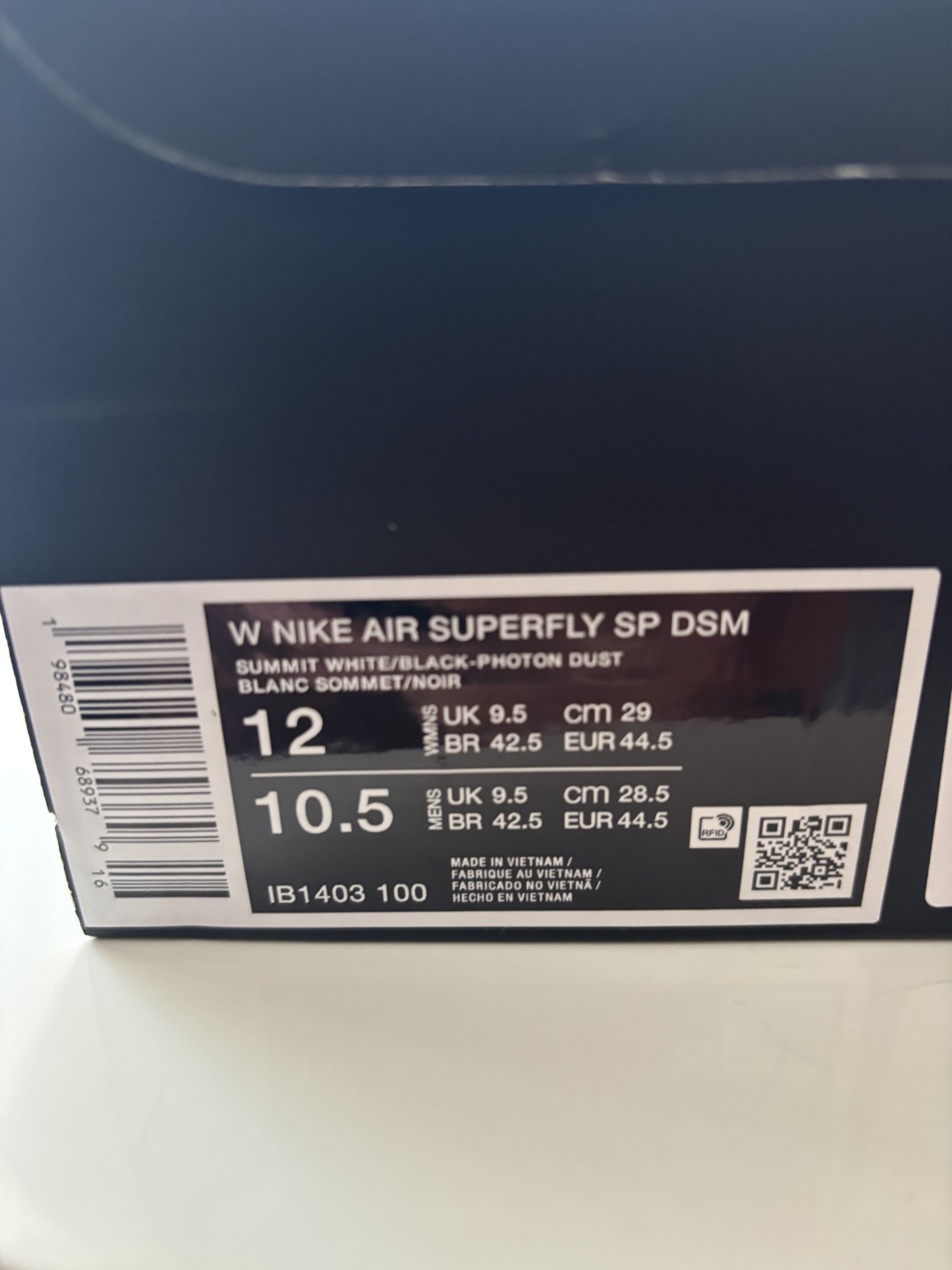 Dover Street Market × Nike DSM Air Superfly Sneakers Hyper Black Size US 10.5 / EU 43-44 - 8 Thumbnail