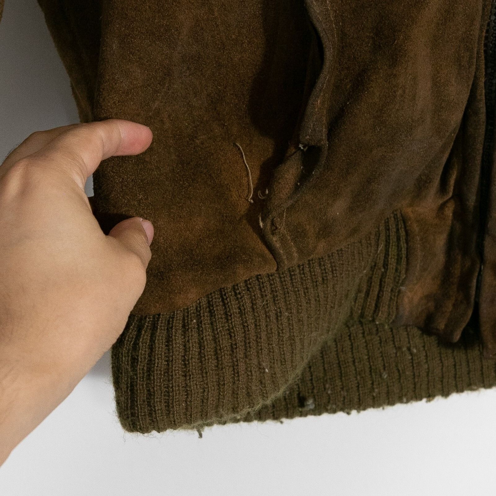 Cooper × Vintage Vintage Cooper Rough Out Suede Sherpa Jacket 40 - Distressed Size US M / EU 48-50 / 2 - 4 Thumbnail