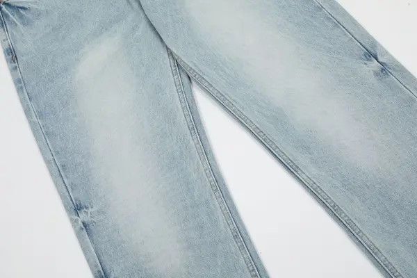 VIBE American street washed distressed light color loose jeans Size US 32 / EU 48 - 4 Thumbnail