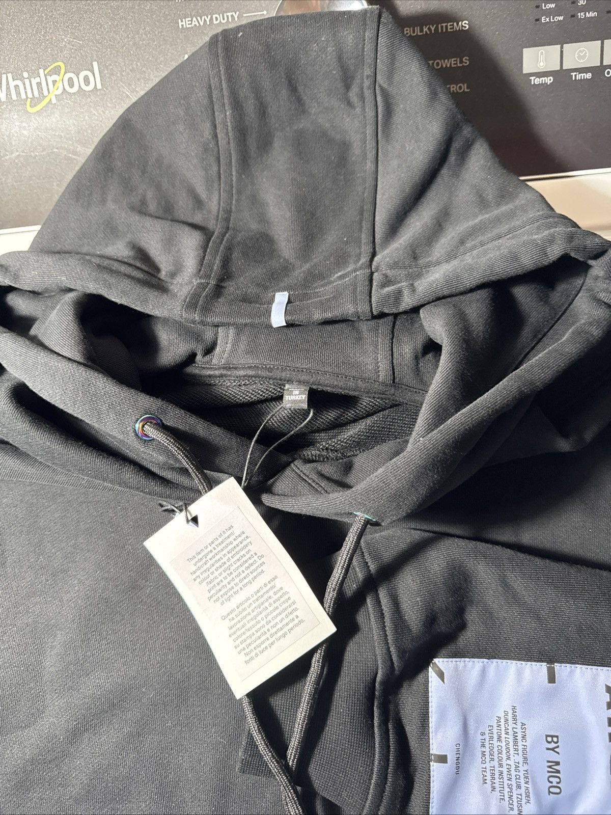 McQ Alexander McQueen MCQ Alexander McQueen Relaxed Hoodie Arcade Patch Dark Black Size US XL / EU 56 / 4 - 10 Thumbnail