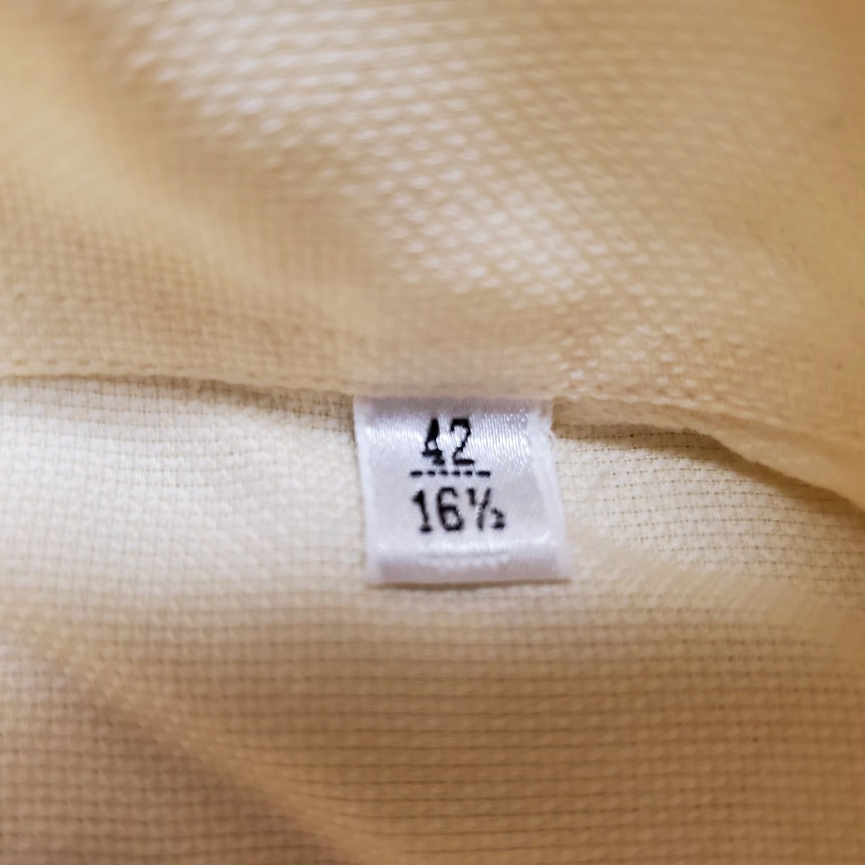 Vintage Lazo Shirt Mens 16.5 Yellow Long Sleeve Hidden Button Down 100% Cotton Italy Shirt Mens 16.5 Yellow Long Sleeve Button-Down Cotton Italy Size US XL / EU 56 / 4 - 6 Thumbnail