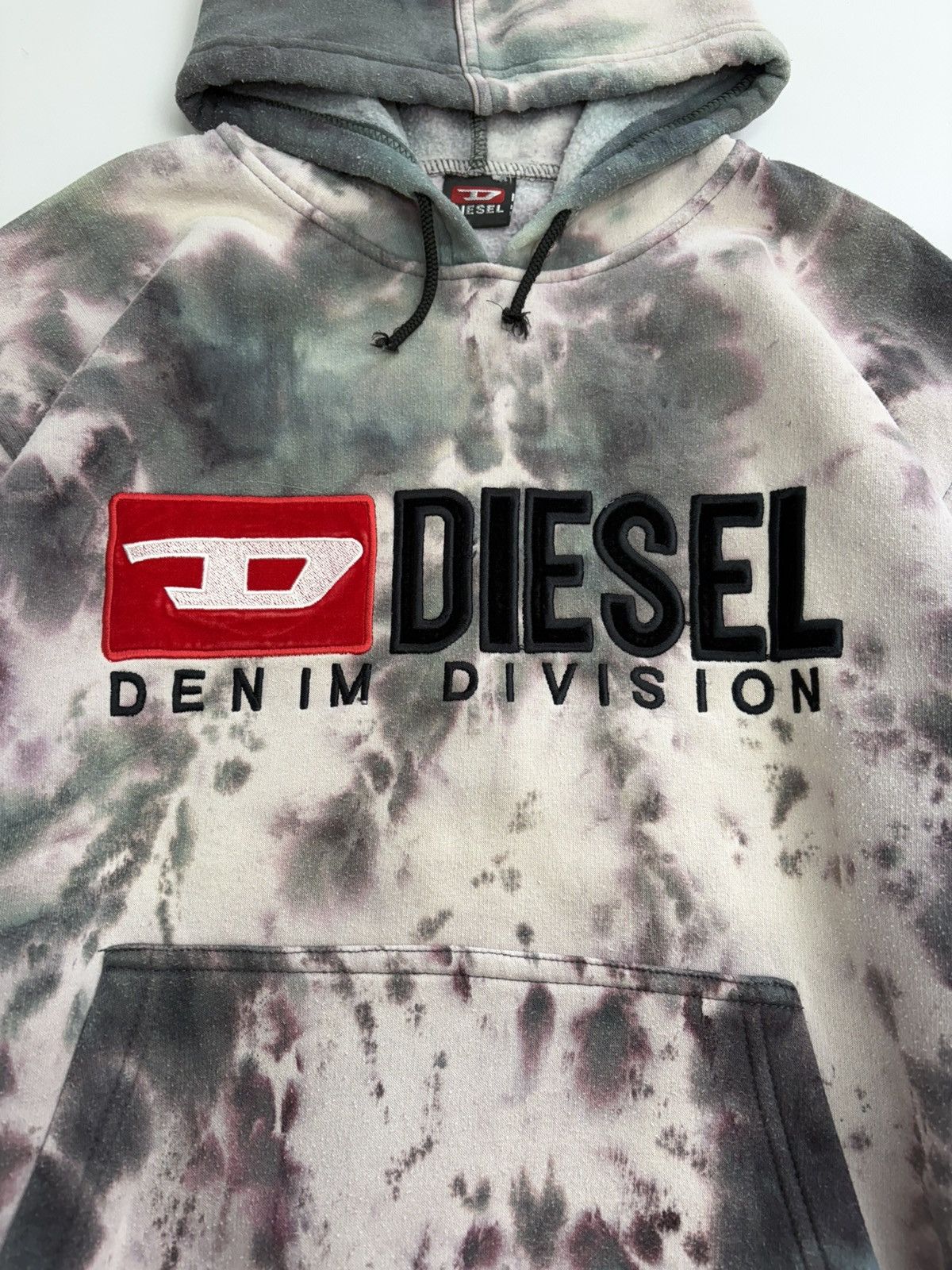 Diesel Diesel Denim Division Tie Dye Hoodie Y2K Archive Streetwear Size US L / EU 52-54 / 3 - 10 Thumbnail