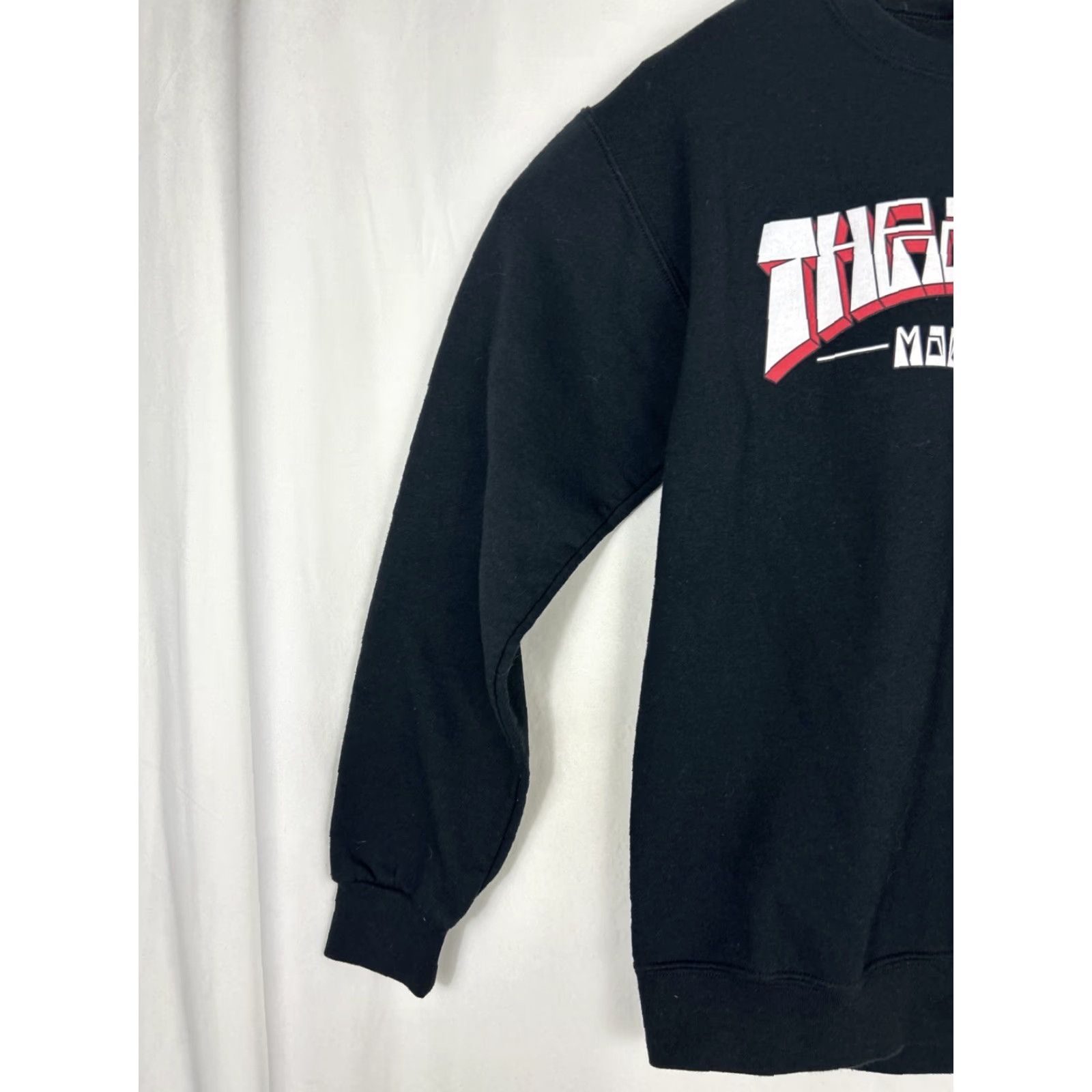 Thrasher Thrasher Mens Small Black Pullover Crewneck Sweatshirt Graffiti Style Size US S / EU 44-46 / 1 - 2 Thumbnail