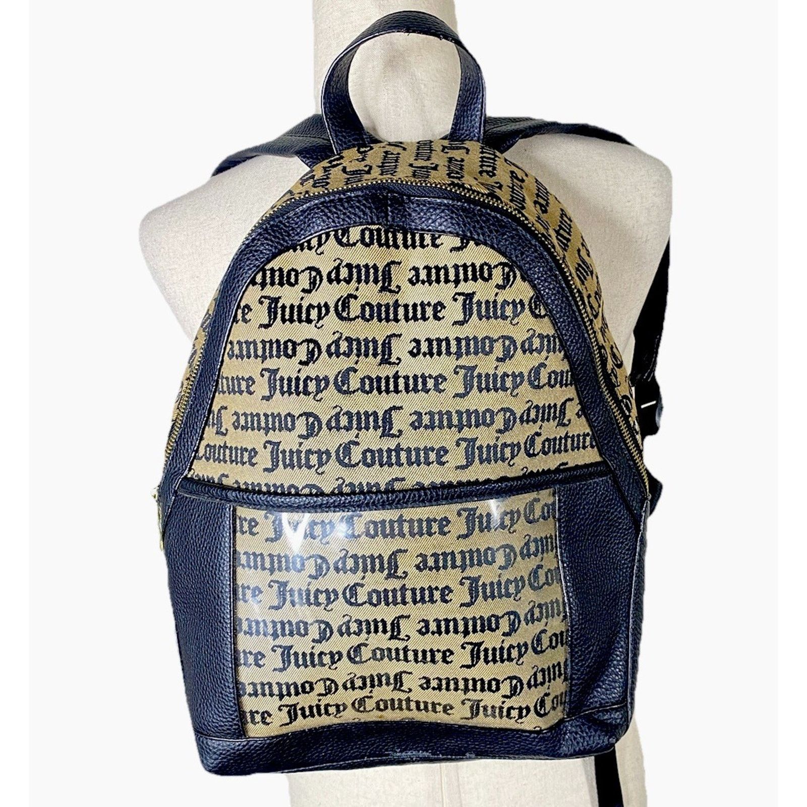 Juicy Couture Juicy Couture Women's Full Size Backpack Purse Brown EUC Size ONE SIZE - 1 Thumbnail