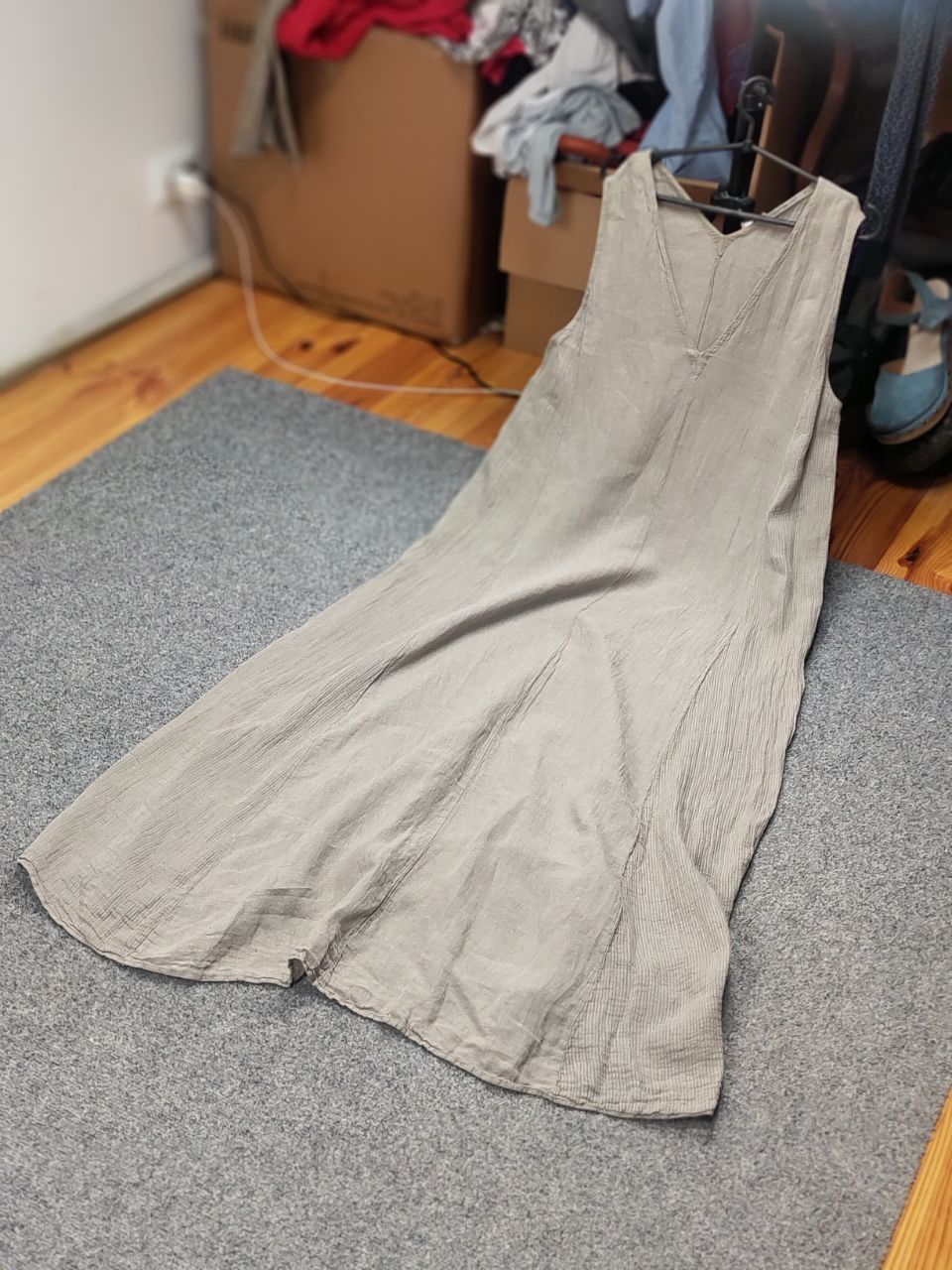 Transit Transit Par Such design Beige Linen A line Long Dress Size XL / US 12-14 / IT 48-50 - 13 Thumbnail