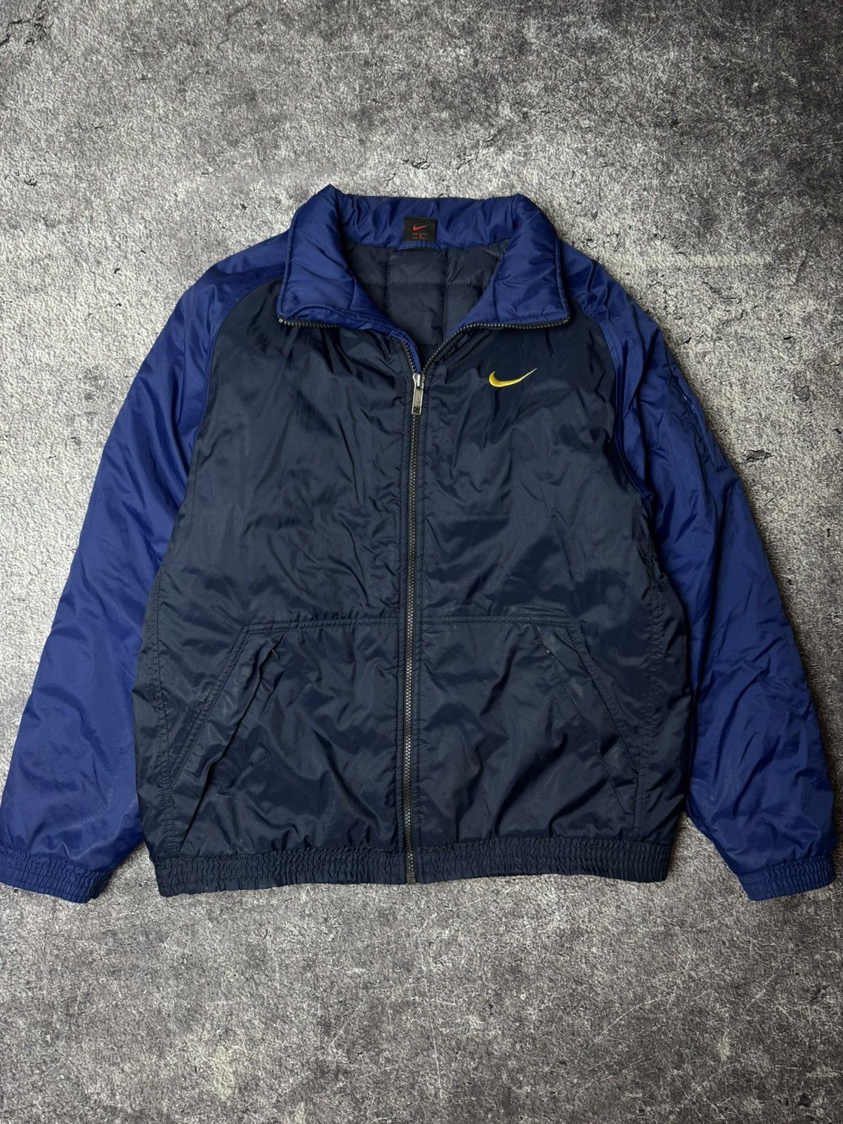 Nike × Vintage Vintage Nike Puffer Down Style Jacket fits S BIG logo Size US M / EU 48-50 / 2 - 2 Thumbnail