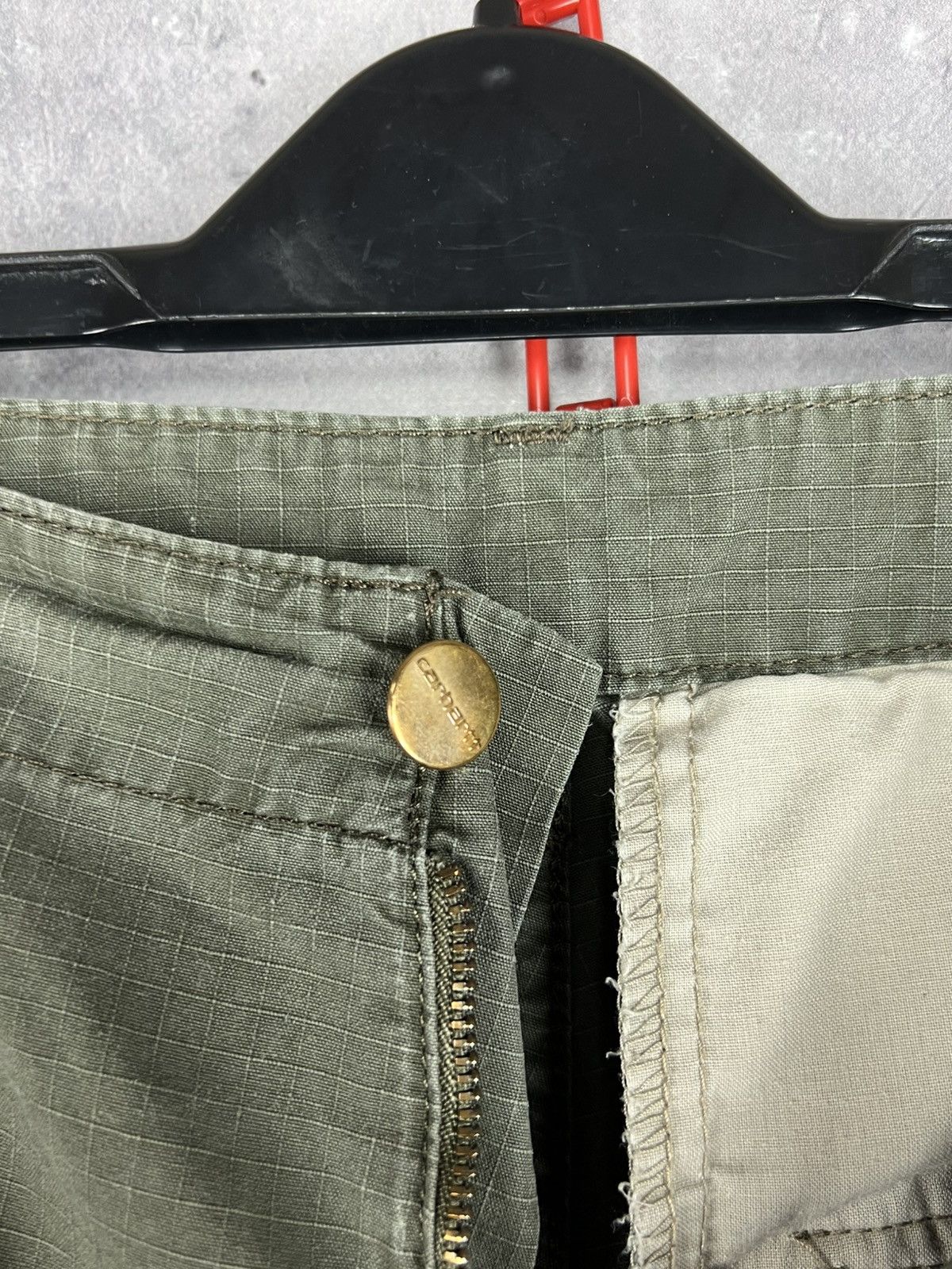 Carhartt Wip Vintage Y2K Carhartt WIP Military Cargo Pants Baggy Sz31x30 Size US 32 / EU 48 - 8 Thumbnail