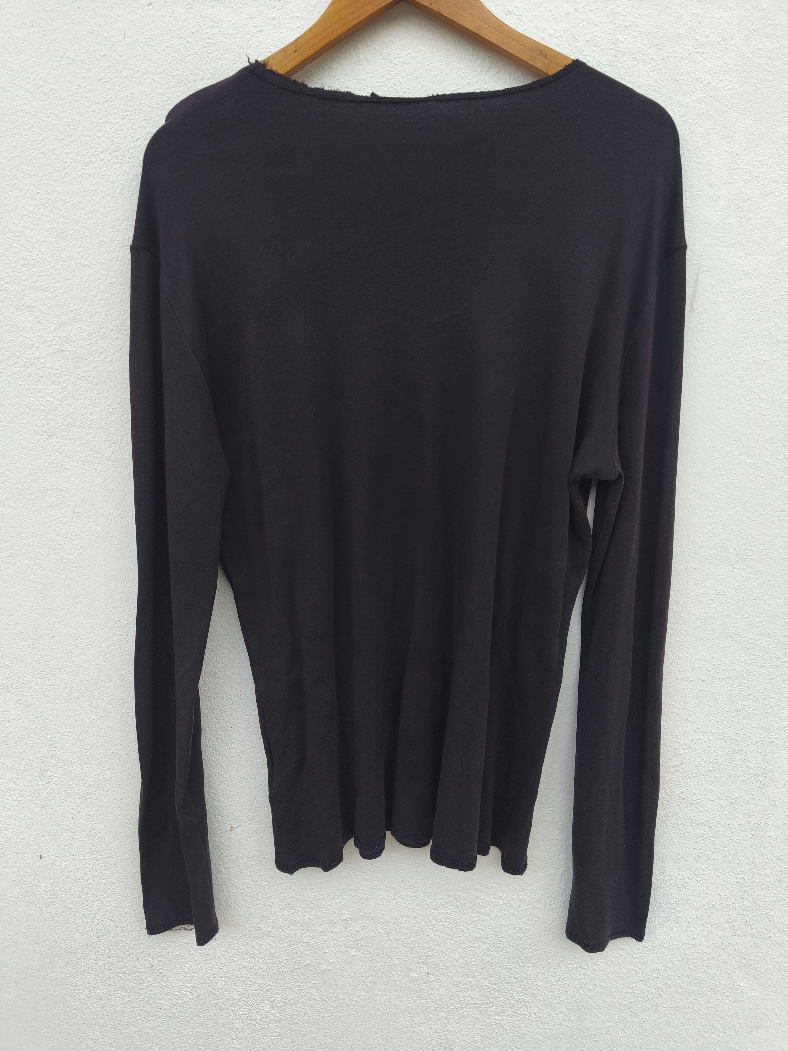 Armani Armani Jeans t shirt long sleeve distressed design luxury Size US M / EU 48-50 / 2 - 3 Thumbnail