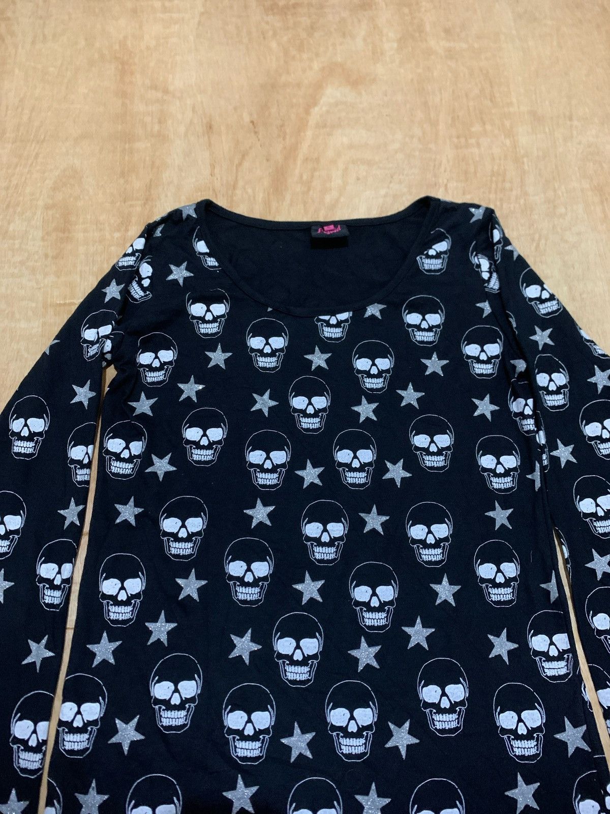Hysteric Glamour × If Six Was Nine × Japanese Brand Lalaid Girl Skull Full Print Longsleeve Size L / US 10 / IT 46 - 2 Thumbnail
