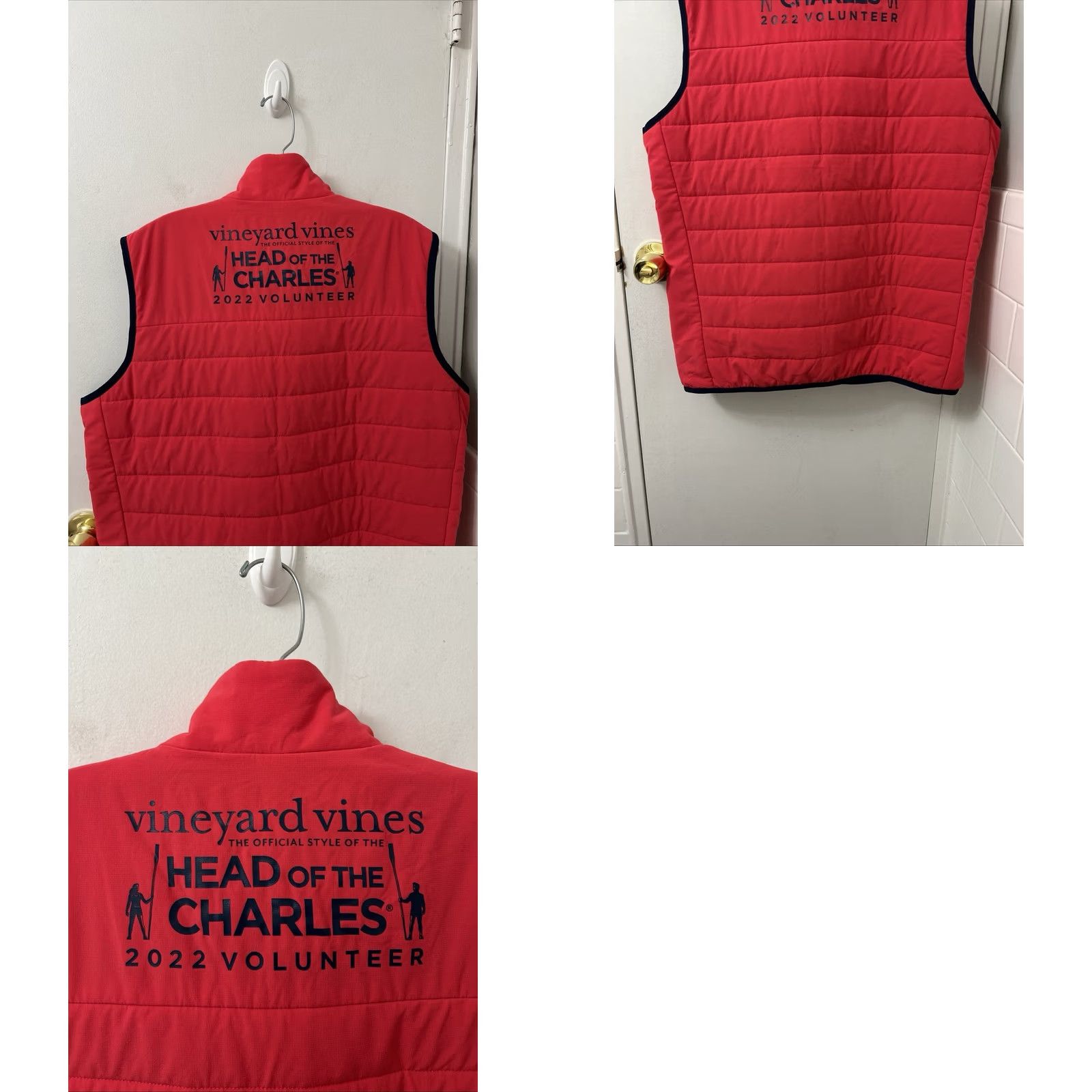 Vineyard Vines Vineyard Vines Marine Air Vest Mens Large Red 2022 Volunteer Jacket Size US L / EU 52-54 / 3 - 8 Thumbnail