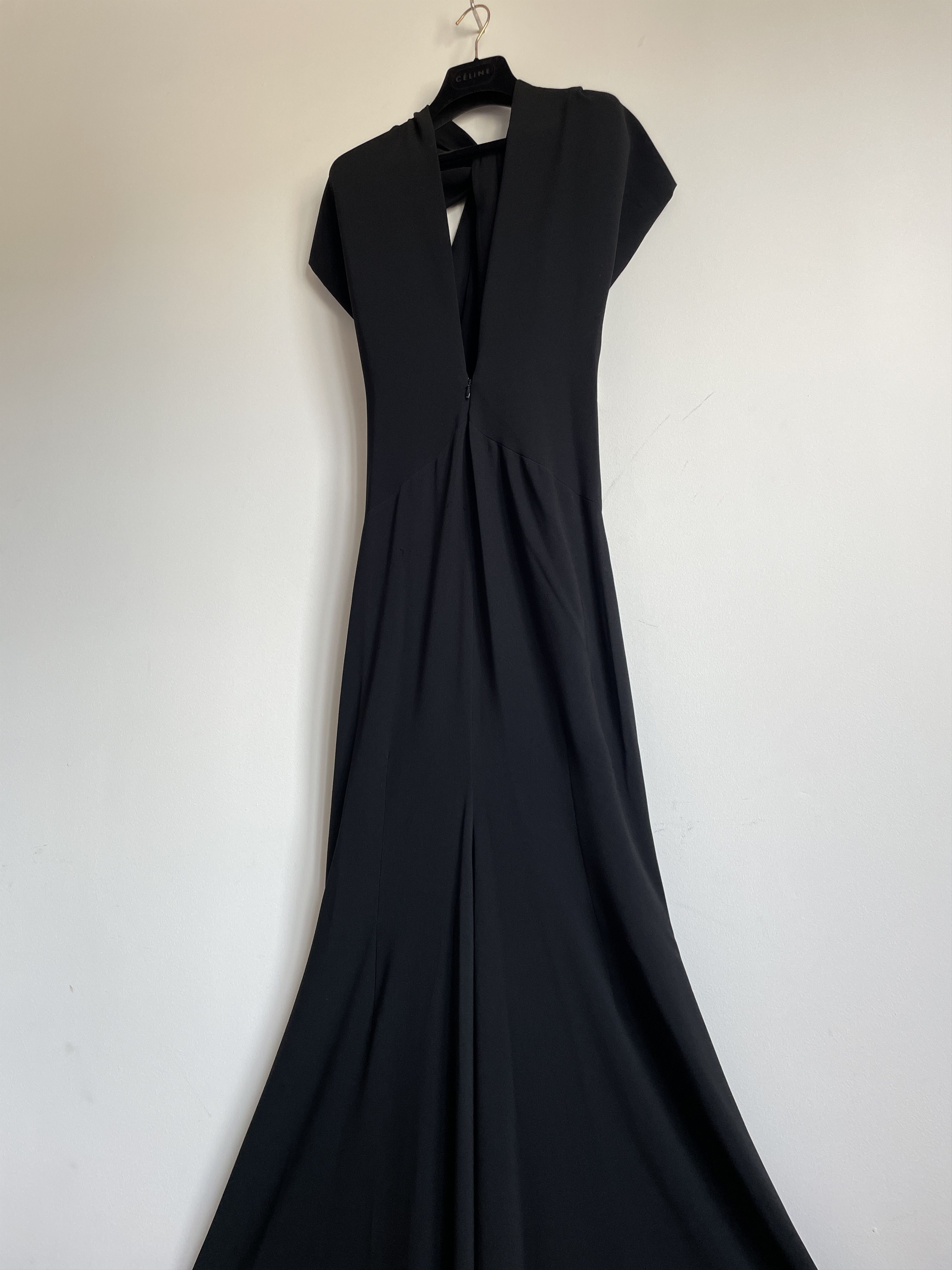 Designer Talbot Runhof Long Draped Bow Dress Size XS Size XS / US 0-2 / IT 36-38 - 6 Thumbnail