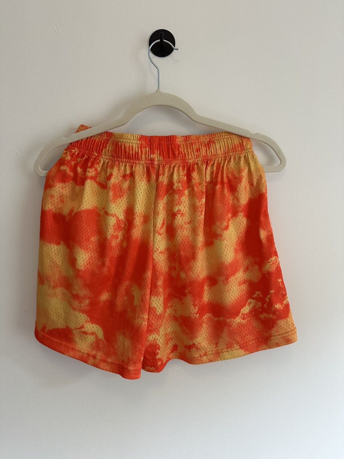 Other Inaka Power Mesh Shorts - Tie-Dye Fire Red/Orange (Size S) Size 27" / US 4 / IT 40 - 2 Thumbnail