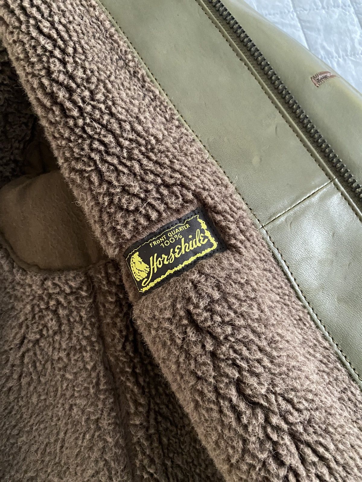 Y'2 Leather Y2 Leather 1.3mm Olive N1 Deck Jacket Size US XXS / EU 40 - 6 Thumbnail